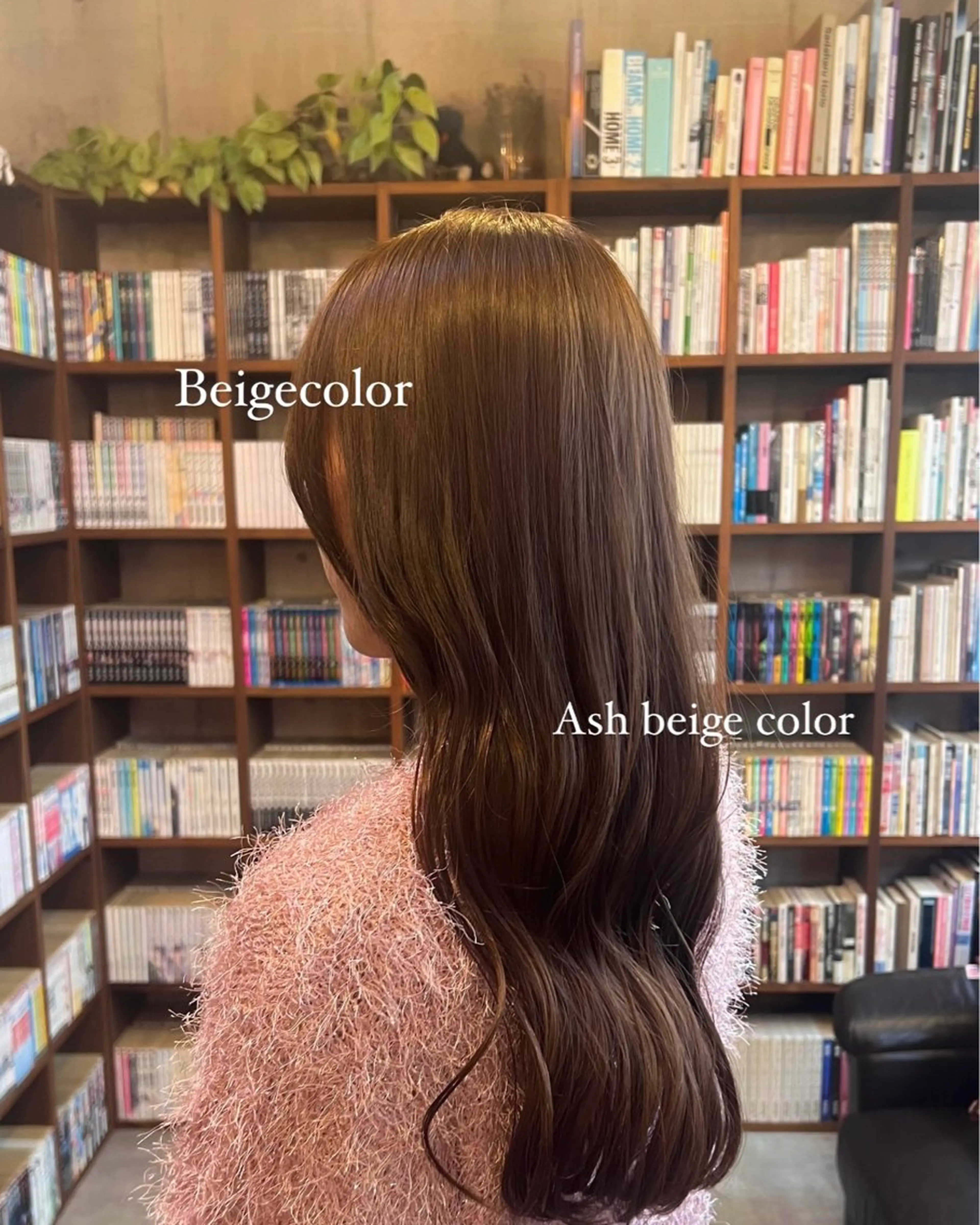 セミロング カラー ベージュカラー ヘアカラー トリートメント ヘッドスパ soft beige naoki.のヘアスタイル