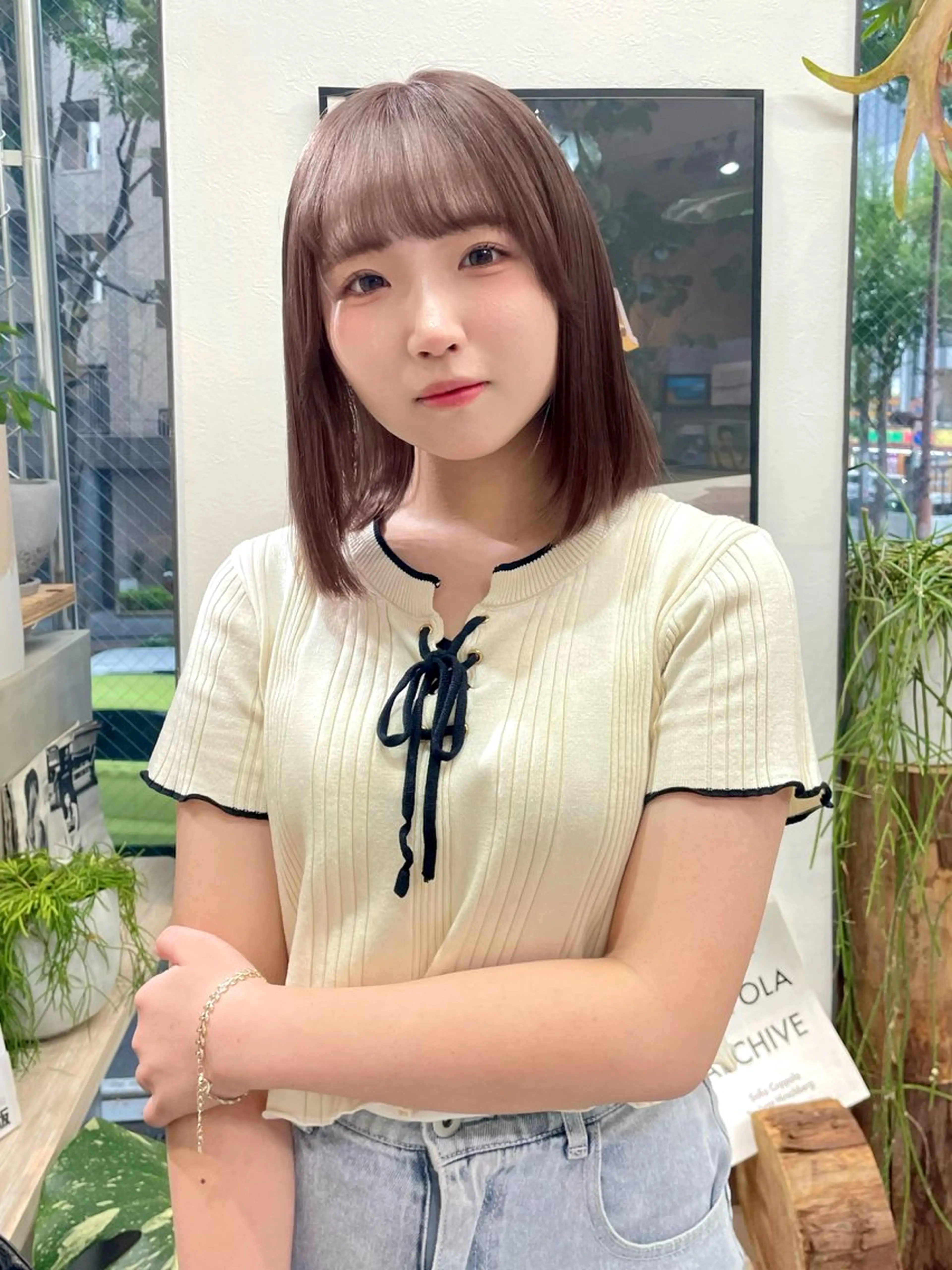 ミディアム カラー ヘアカラー トリートメント カノン/アニオタ 美容師︎🧡のヘアスタイル