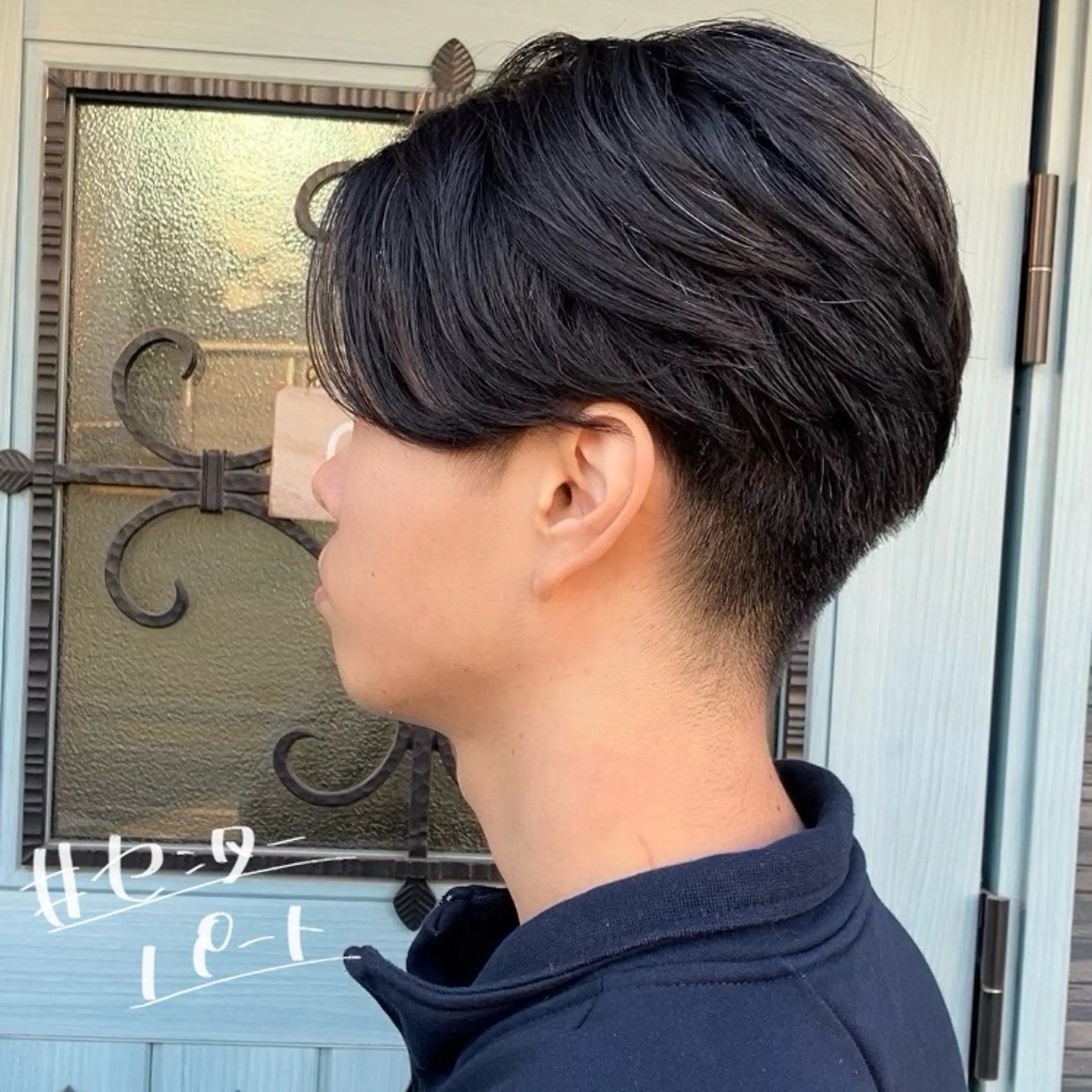 メンズ センターパート カット ナチュラルヘア 🌱/久留米/あまのヘアスタイル