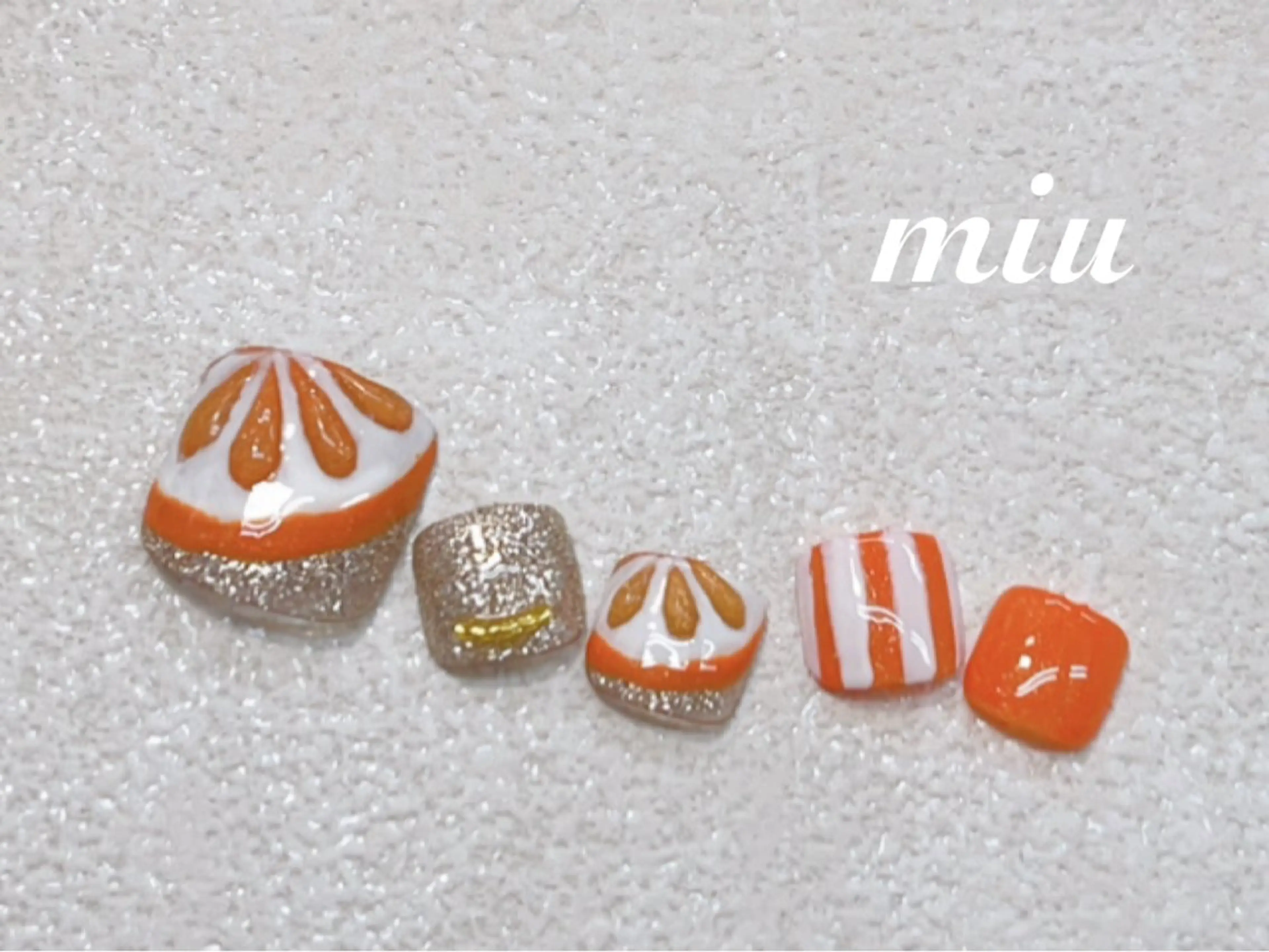 ネイル フットネイル miu nail 🐾mihoのネイルデザイン