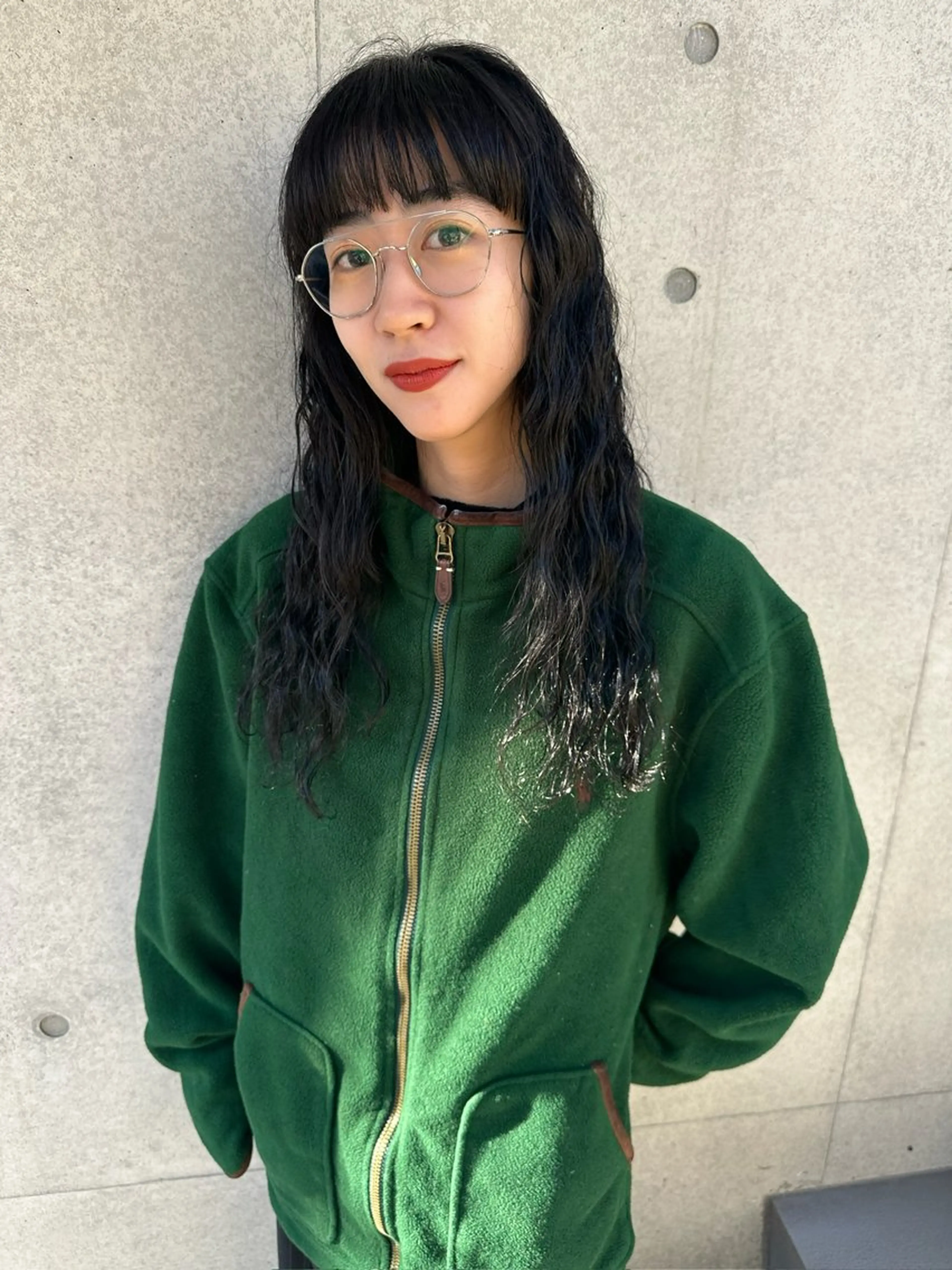 ロング パーマ カット パーマ お悩み解決パーマ hana🩰のヘアスタイル