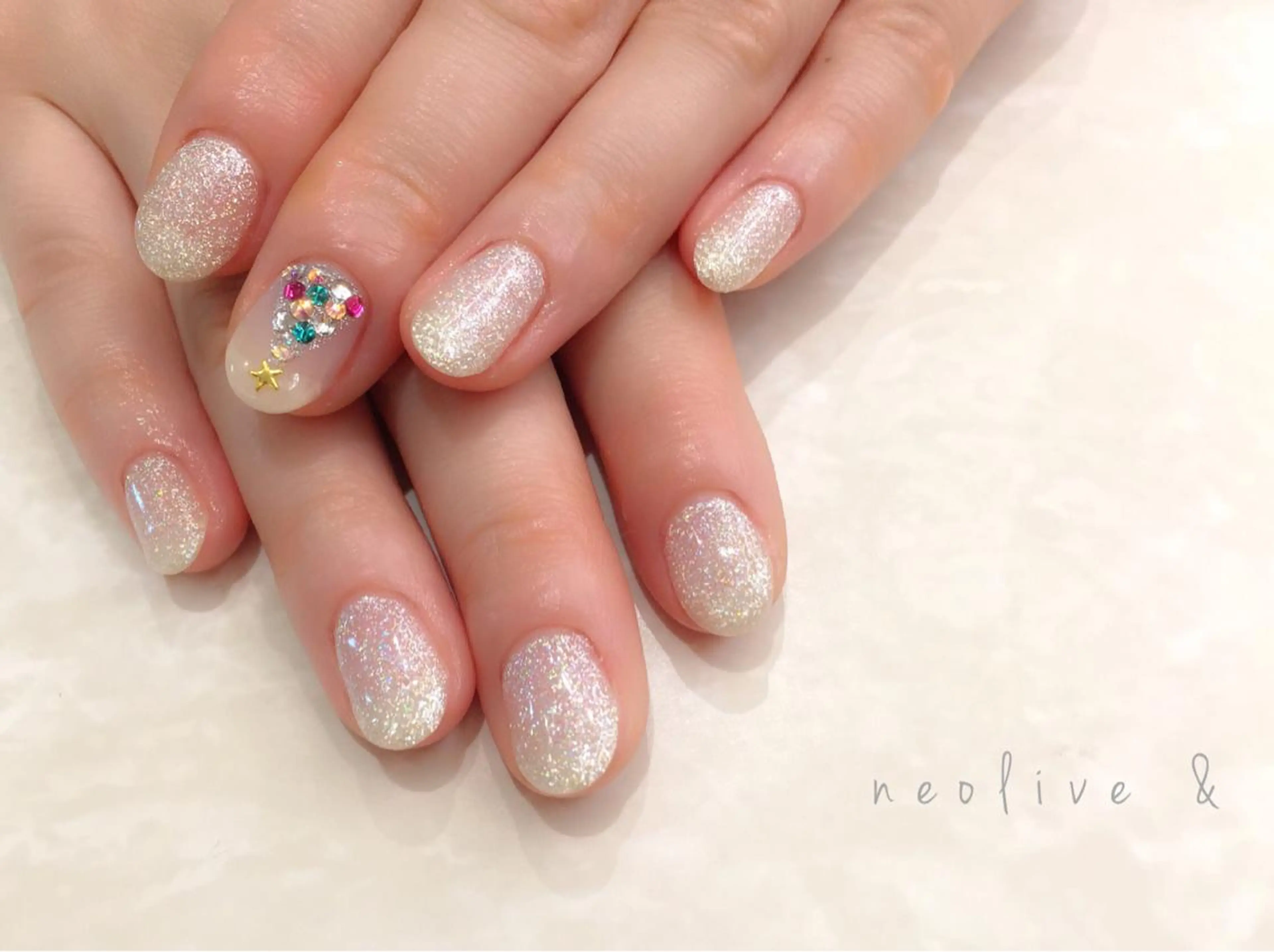 ネイル 冬ネイル クリスマス Yuriko Omi パラジェル/渋谷のネイルデザイン