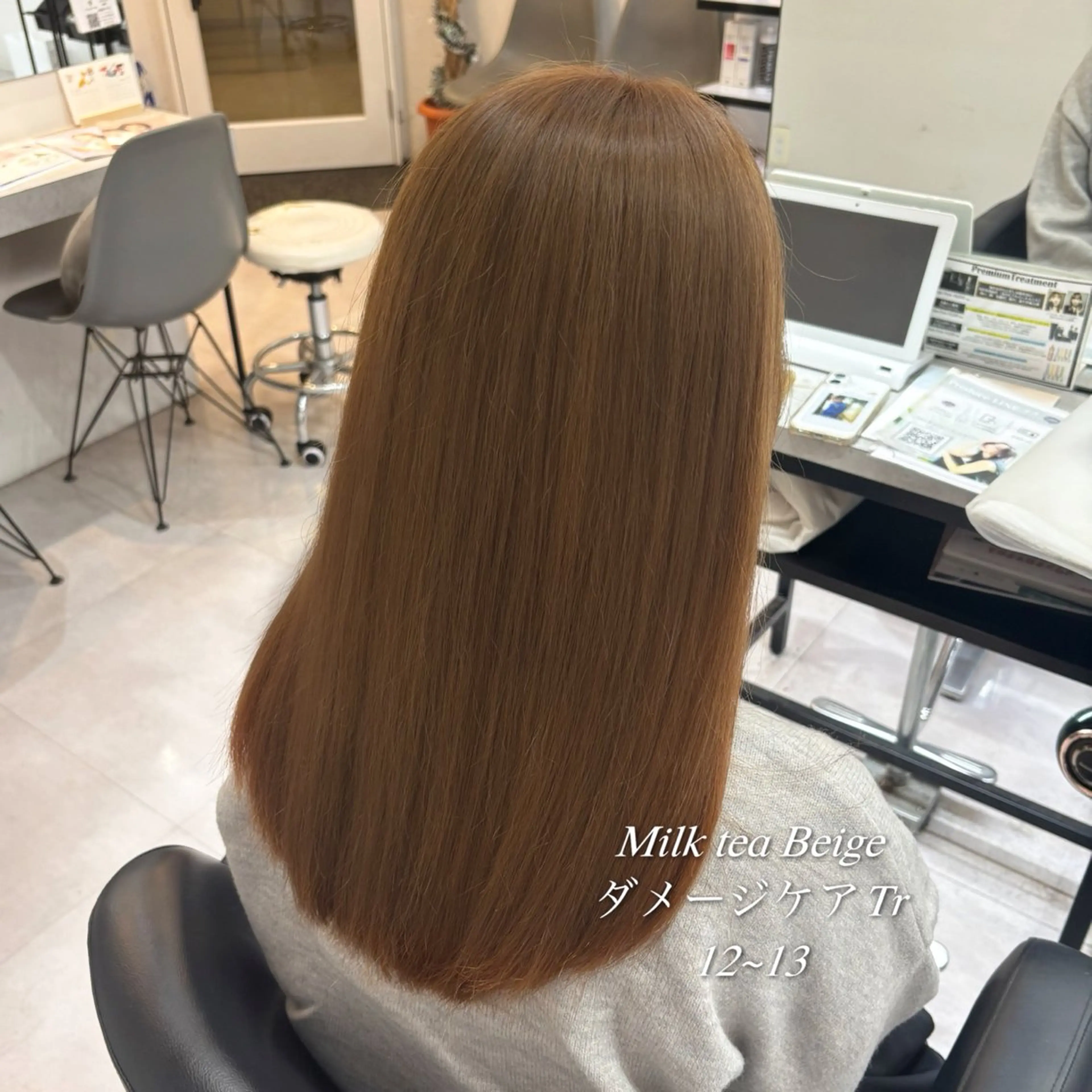 ミディアム カラー ヘアカラー 🌙髪質改善カラー Momoka🦋のヘアスタイル