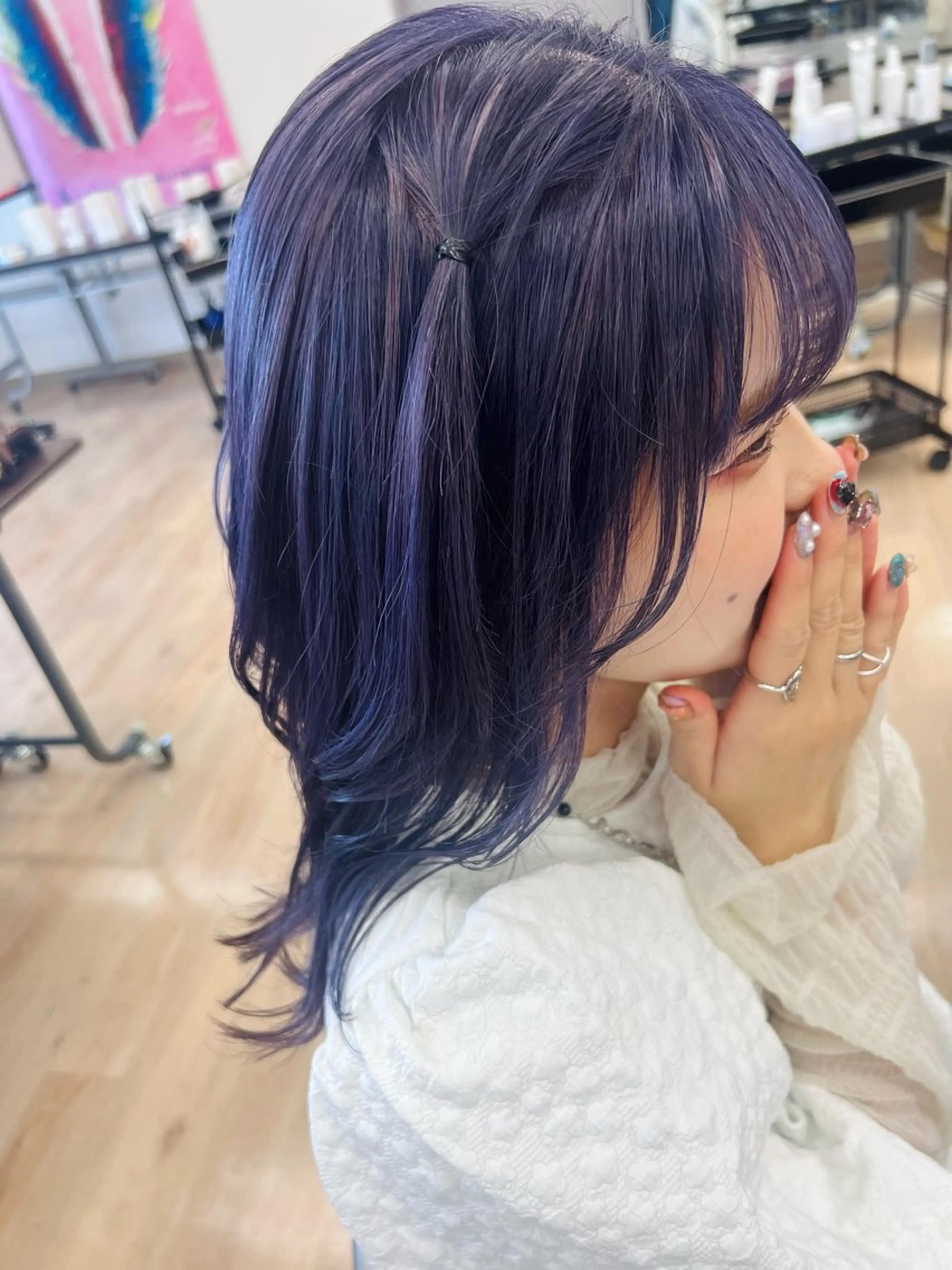 セミロング カラー ヘアカラー トリートメント 🦋店長🦋 ほんさわ みずきのヘアスタイル