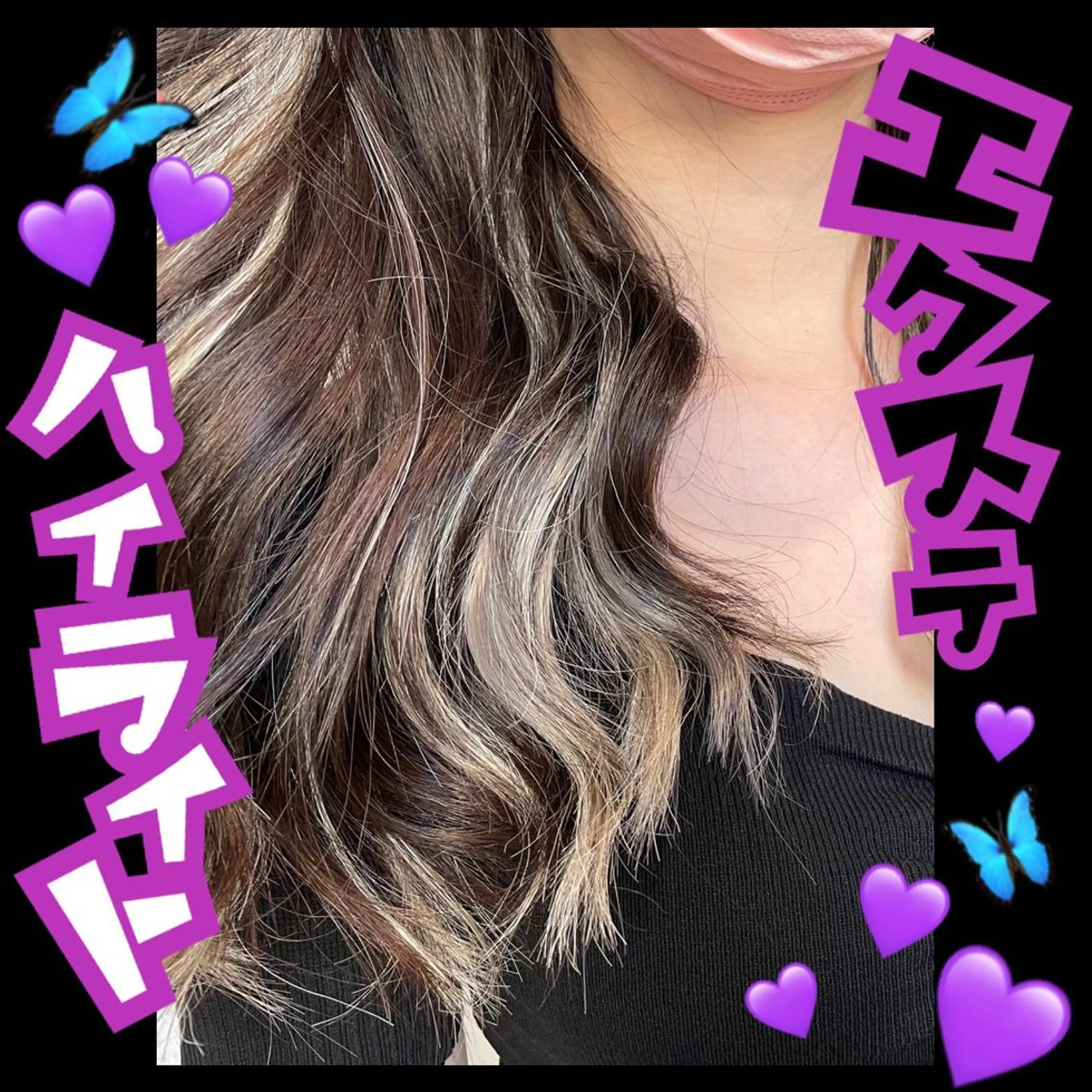 セミロング ヘアアレンジ メンズ 結婚式・ブライダル メンズハイライト エクステ ハイライト Neo hair 谷町9丁目店所属・J (ジュリ)のヘアスタイル