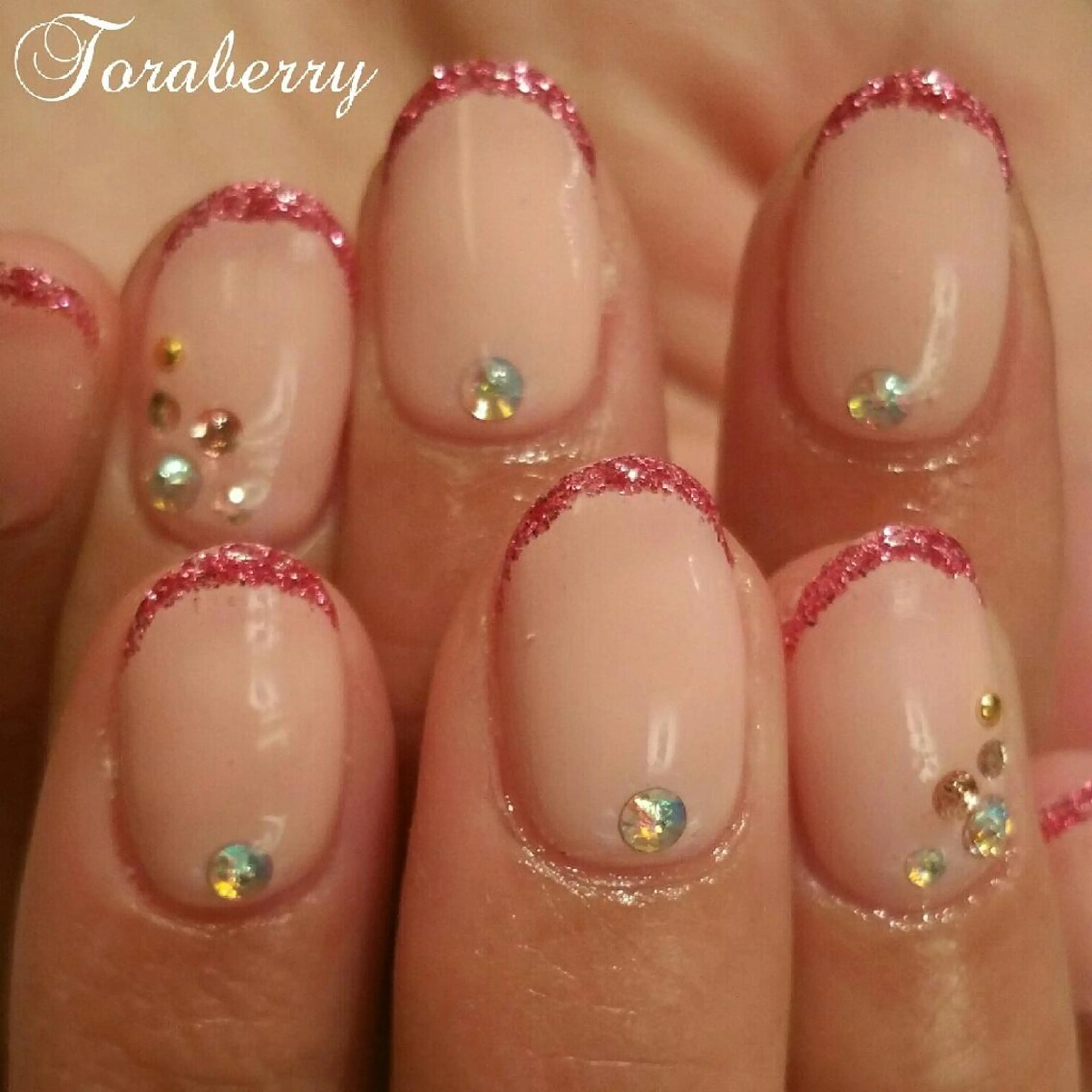 ネイル ラメ(グリッター) ネイリスト なつみのネイルデザイン