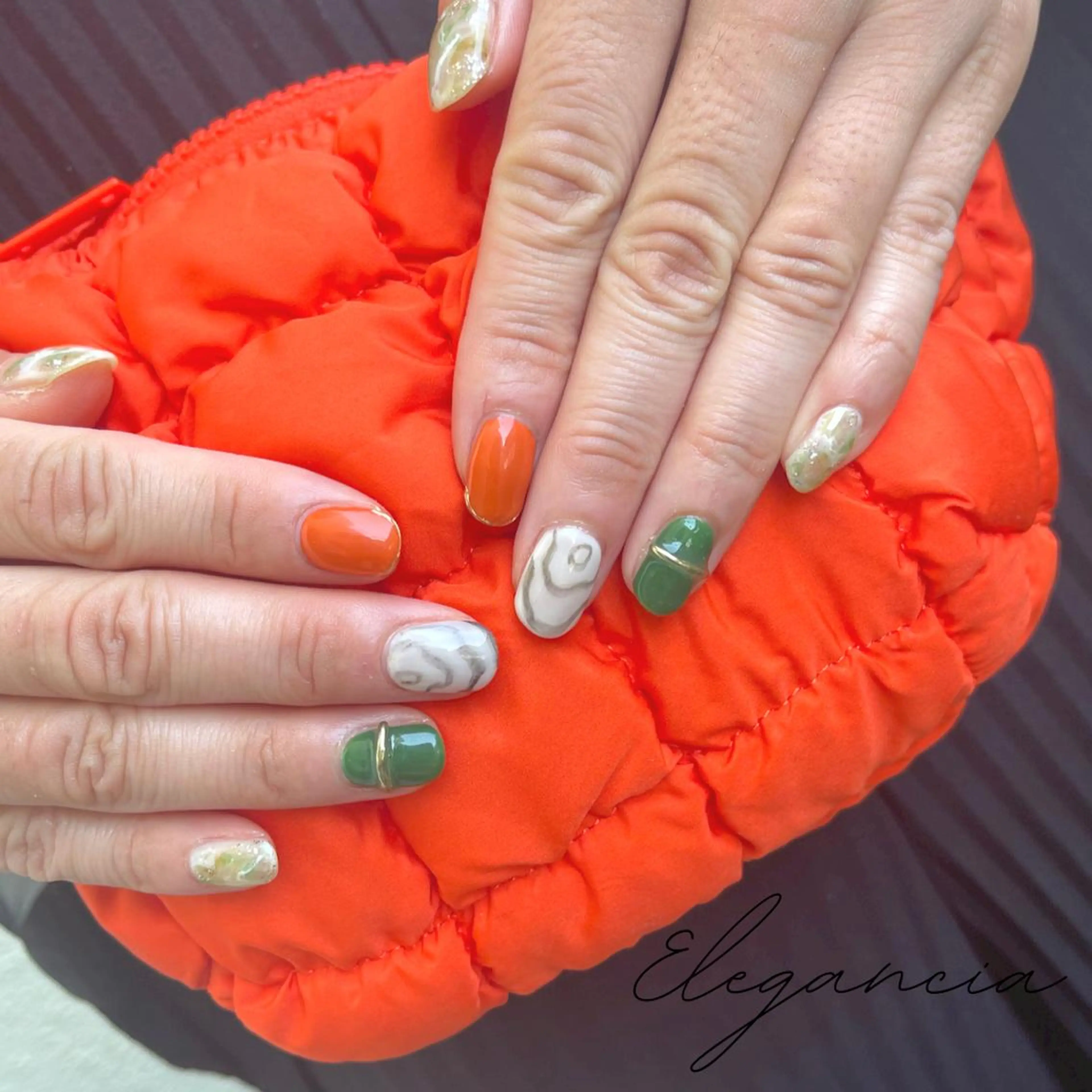 カラー ネイル ハンドネイル Elegancia. Hiromiのネイルデザイン