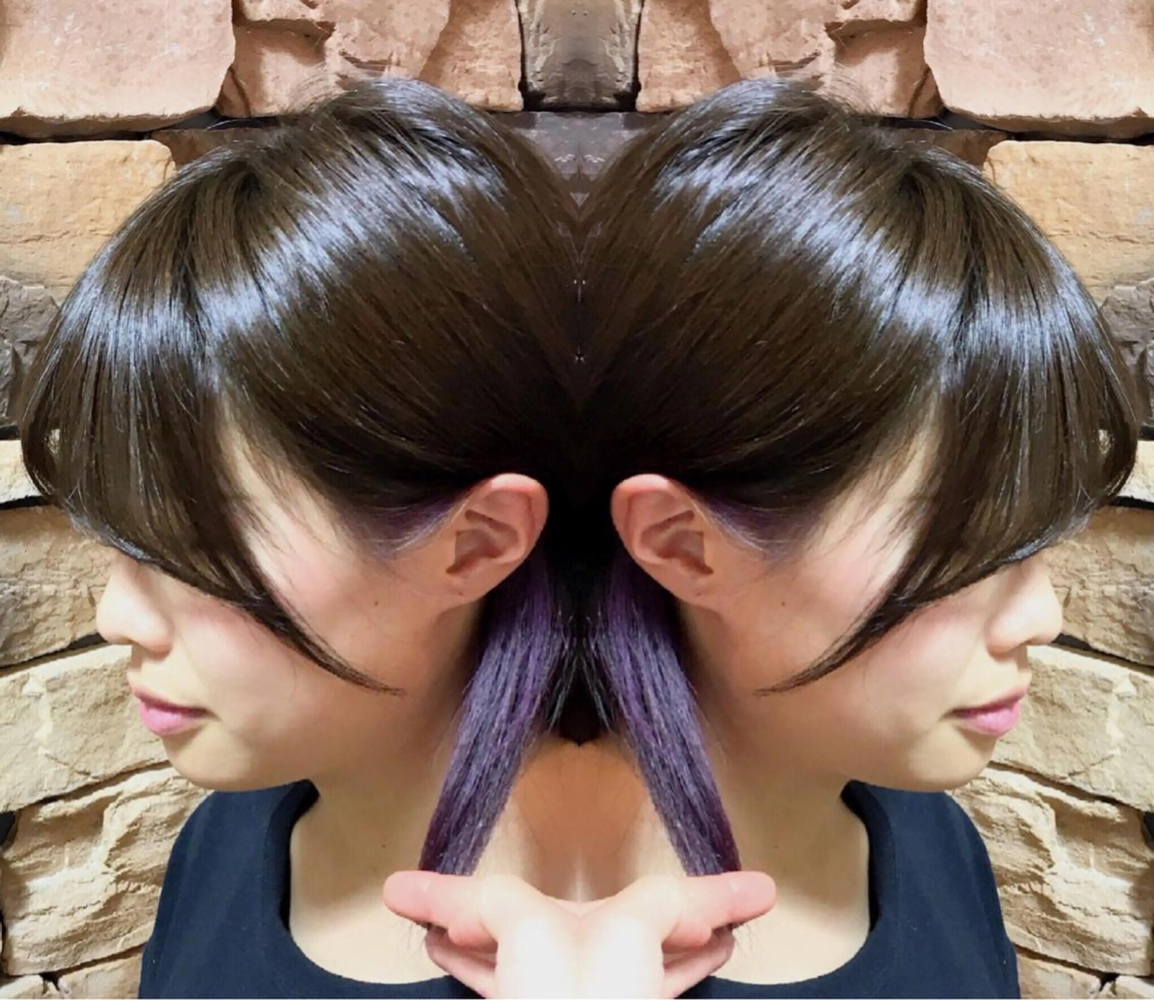 ショート ショートボブ アッシュ パープルカラー ボブ 外国人風カラー ヘアカラー トリートメント ヘアセット ❤️千葉県代表❤️ 店長❤️柿本翔一朗のヘアスタイル