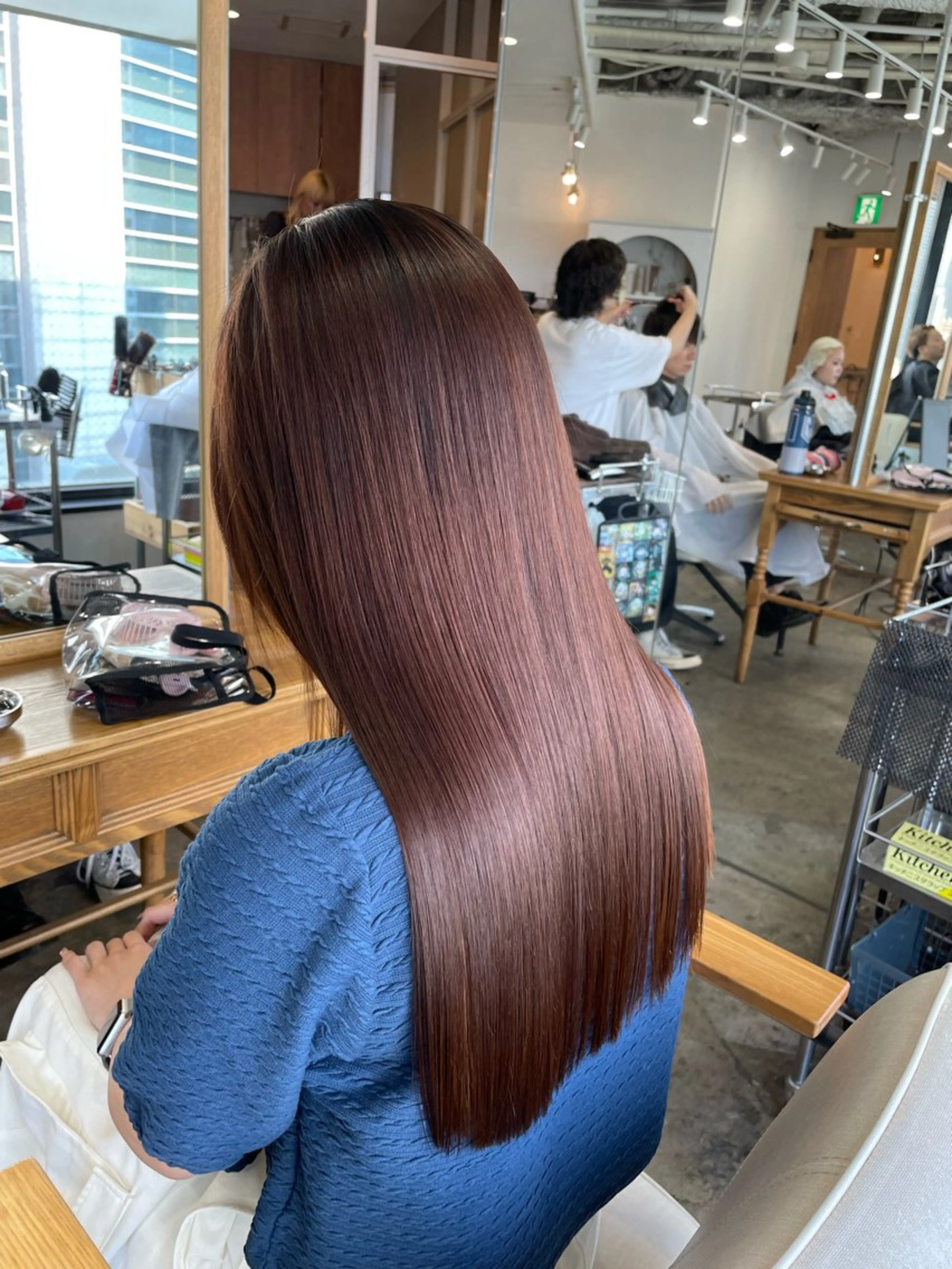 ロング タマシロカリン /カットモデル❤️のヘアスタイル