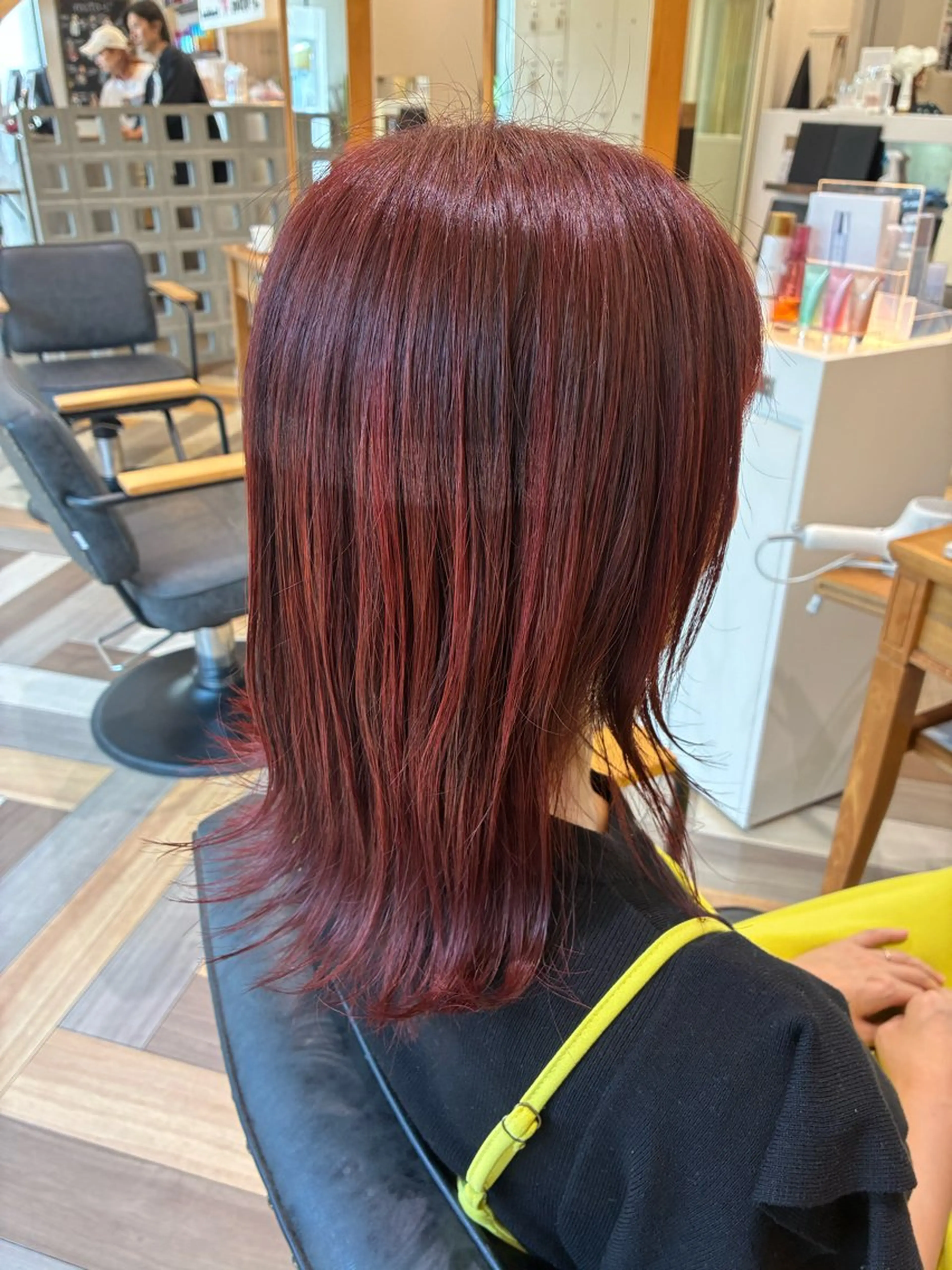 カラー ヘアカラー 藤本 稀光のヘアスタイル