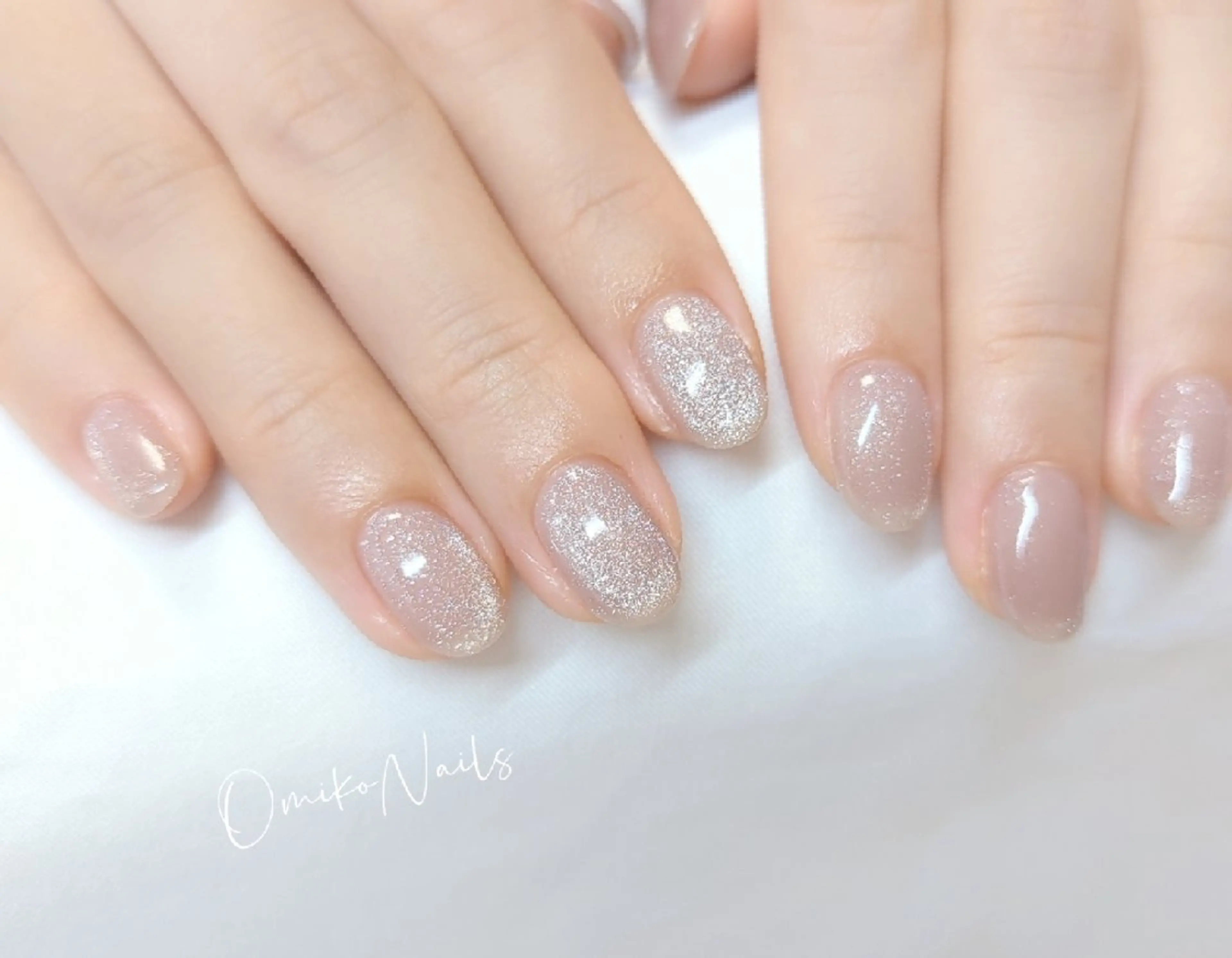 ネイル マグネットネイル ワンカラーネイル 所沢の小さなネイル屋さん所属・所沢の小さな ネイル屋さんのネイルデザイン