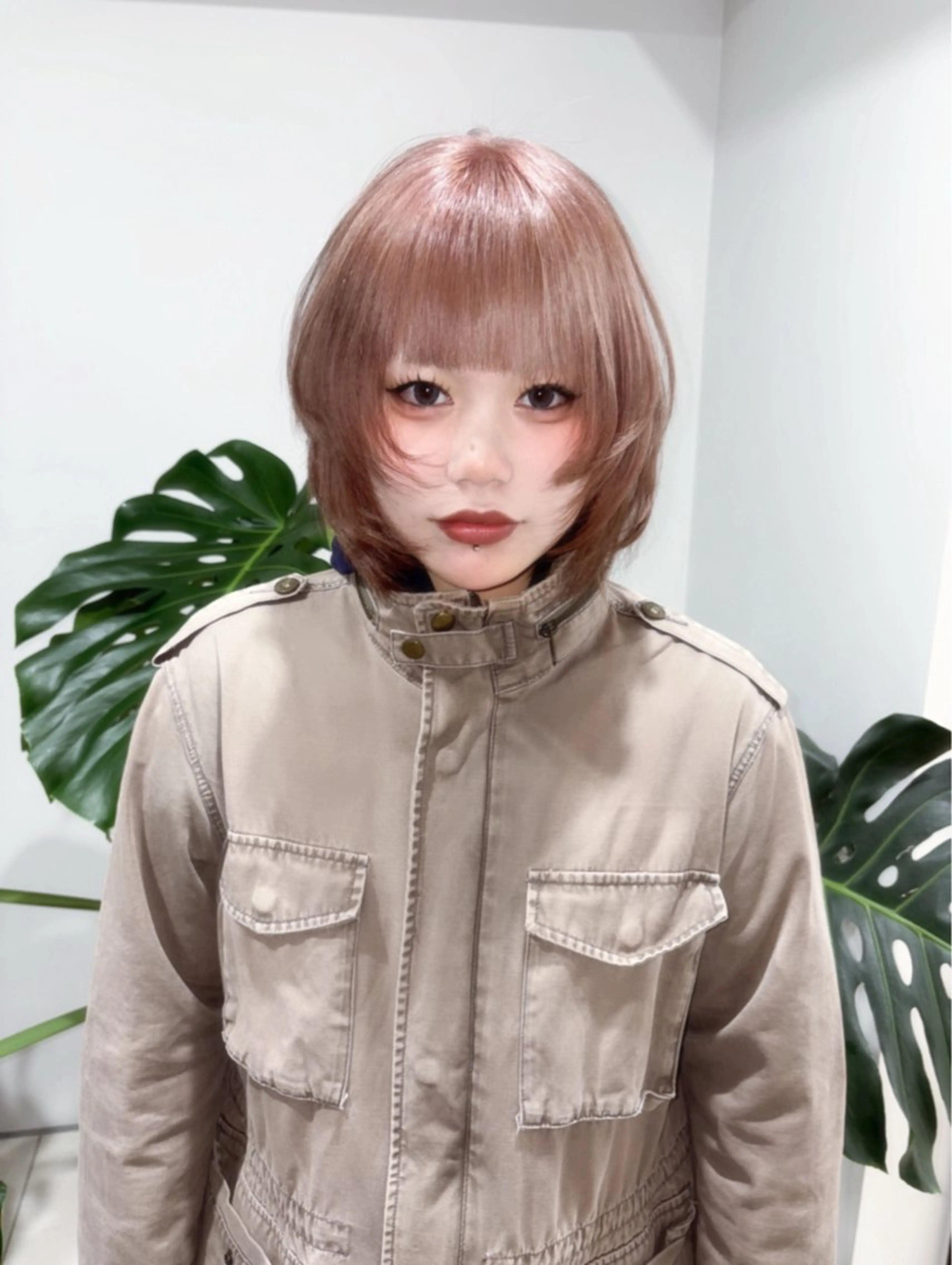 ショート カラー ヘアカラー Ameri所属・suzuha ⚜️🖤のヘアスタイル