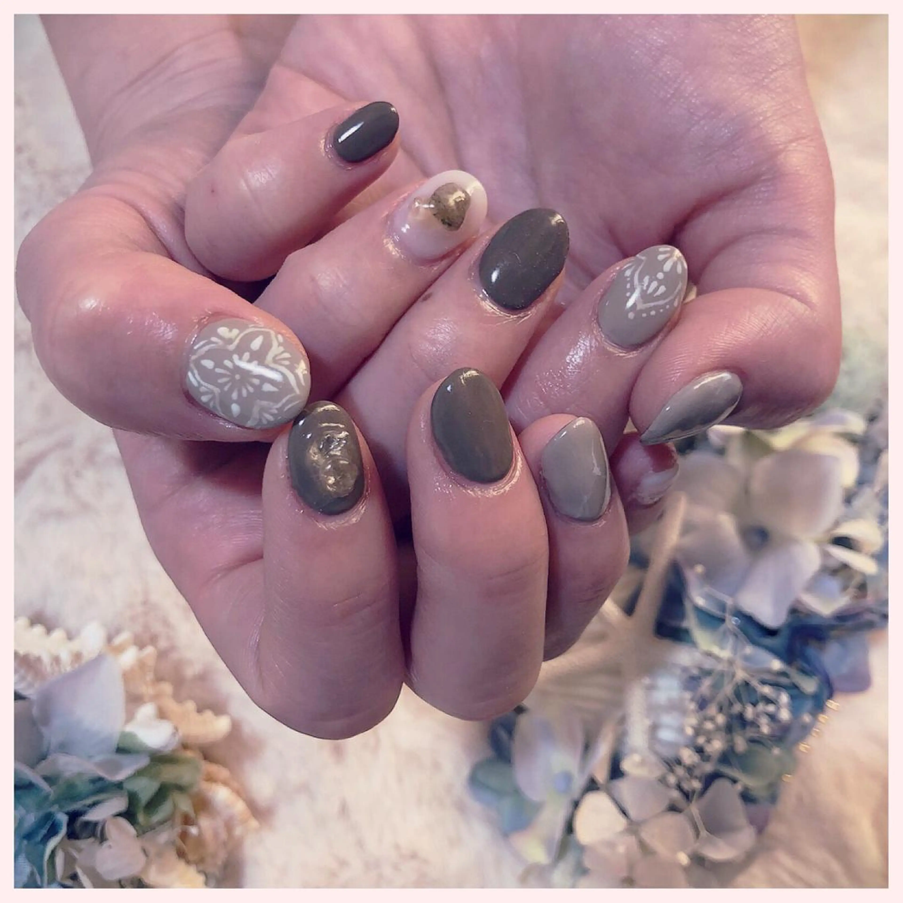 アート4本☆ネイルの写真