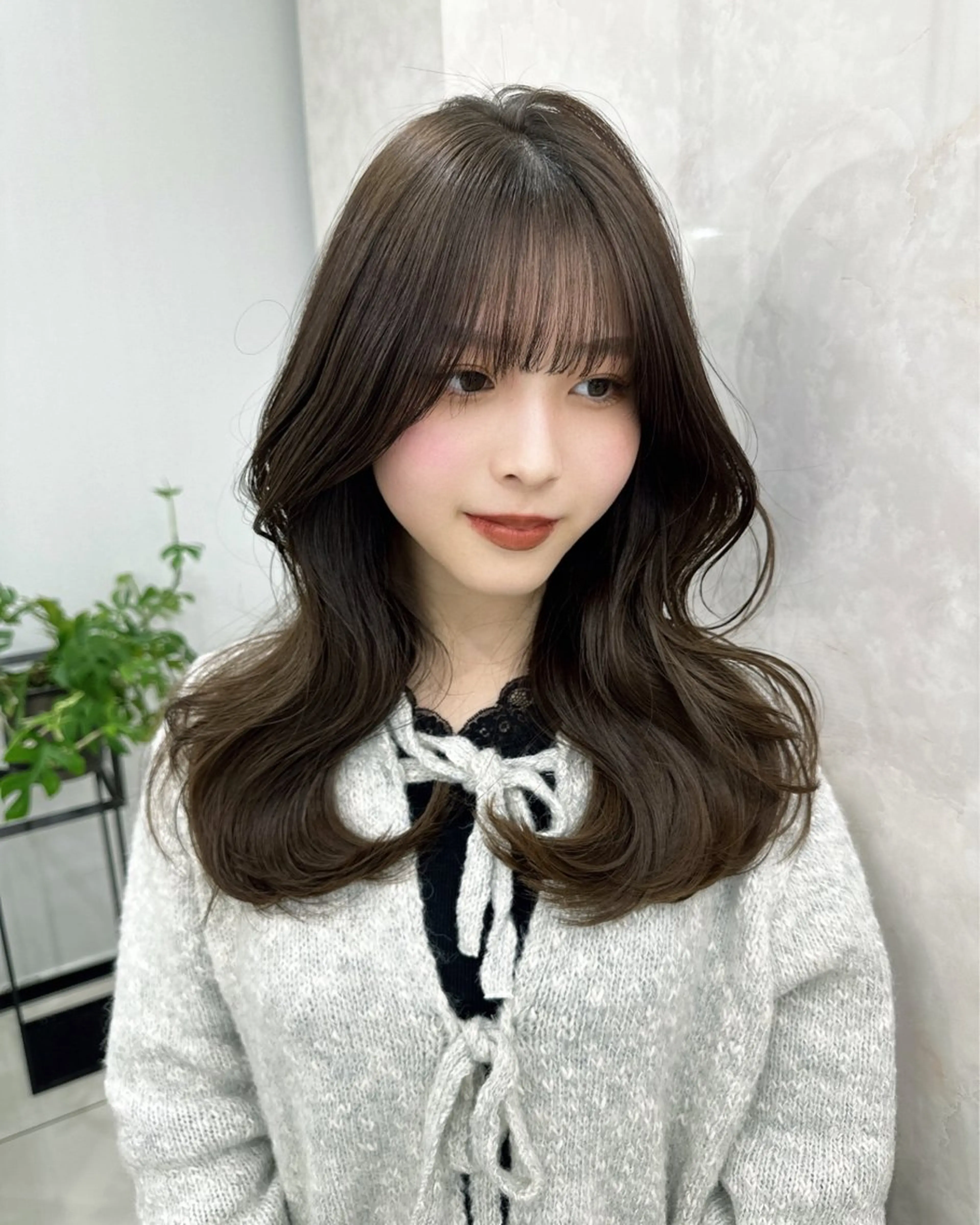 セミロング 森田 真由香のヘアスタイル