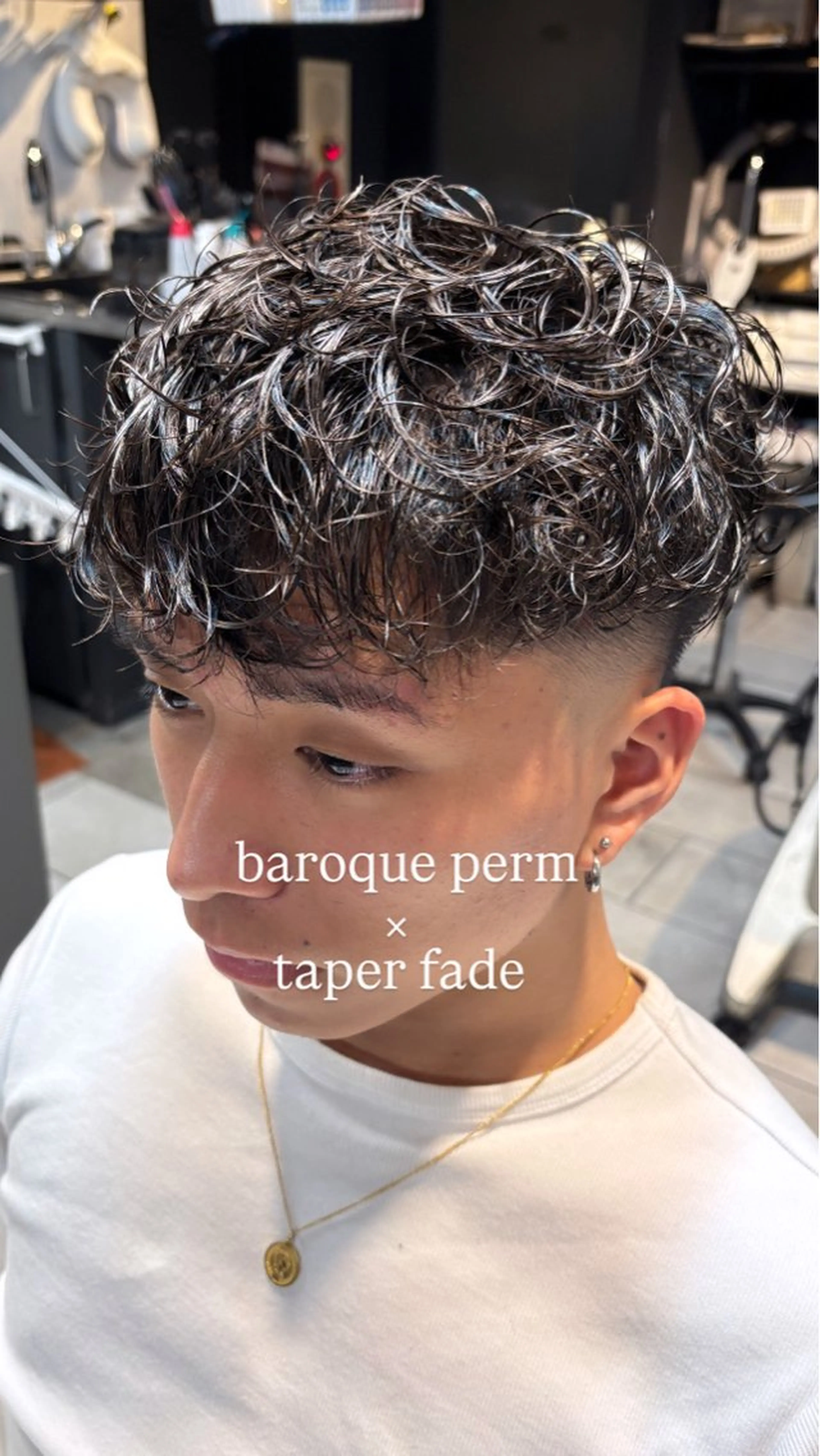 ショート パーマ 山本拓実 立川美容師のヘアスタイル