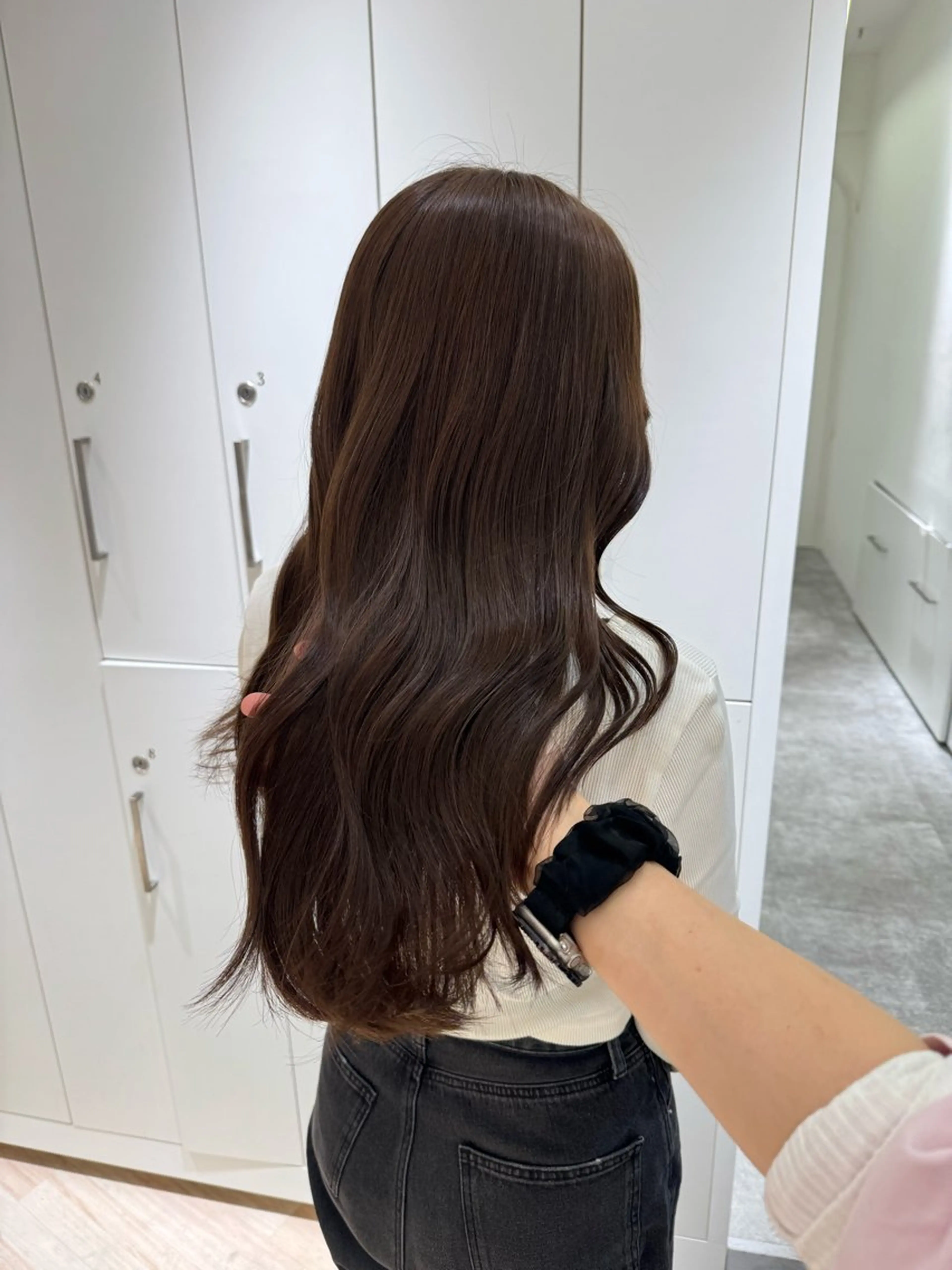 ロング カラー ParveMix 岡本えりかのヘアスタイル