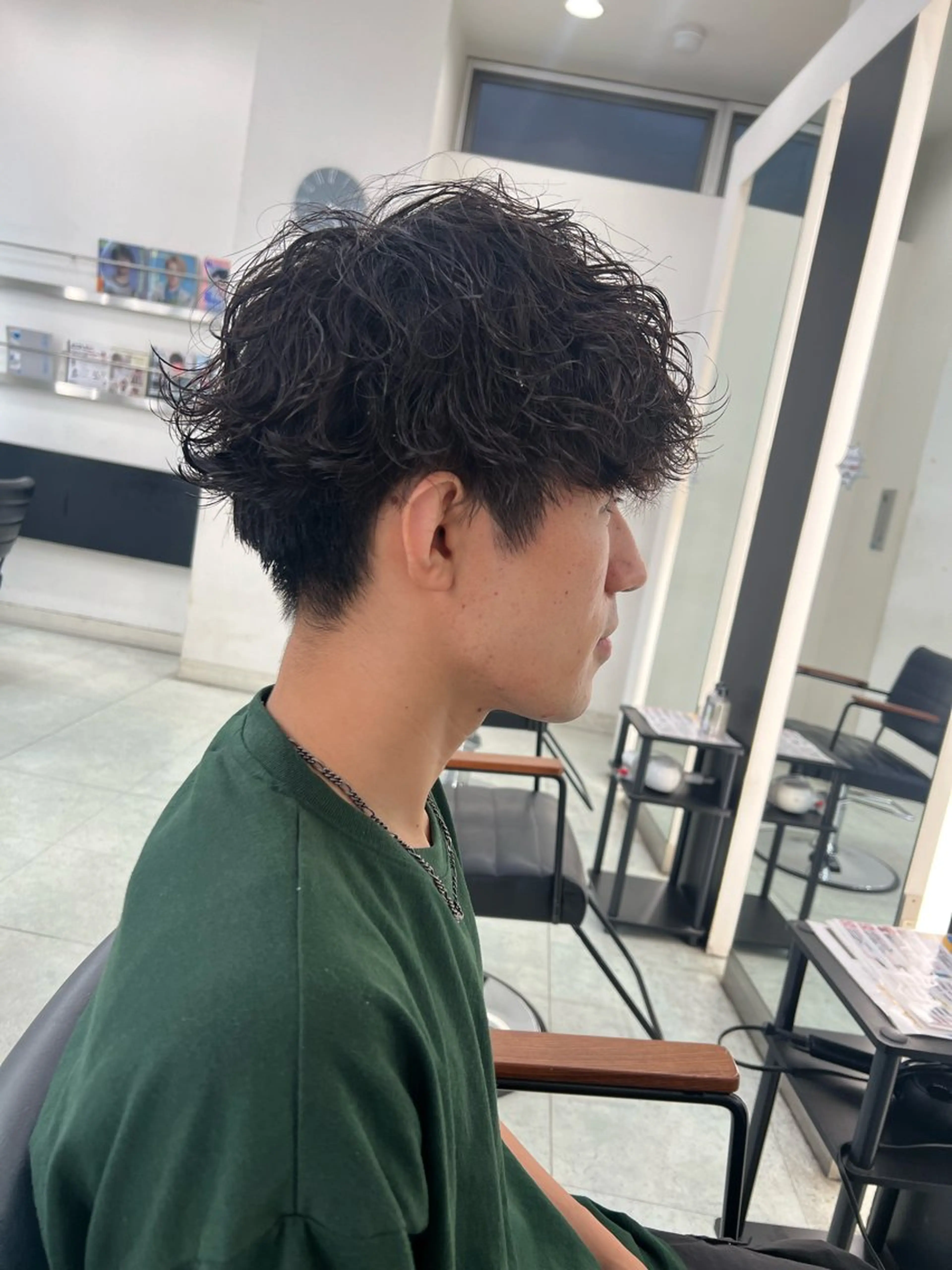 パーマ メンズ メンズパーマ 波巻きパーマ NEXT静岡所属・メンズカット/ 静岡メンズ/ひよりのヘアスタイル