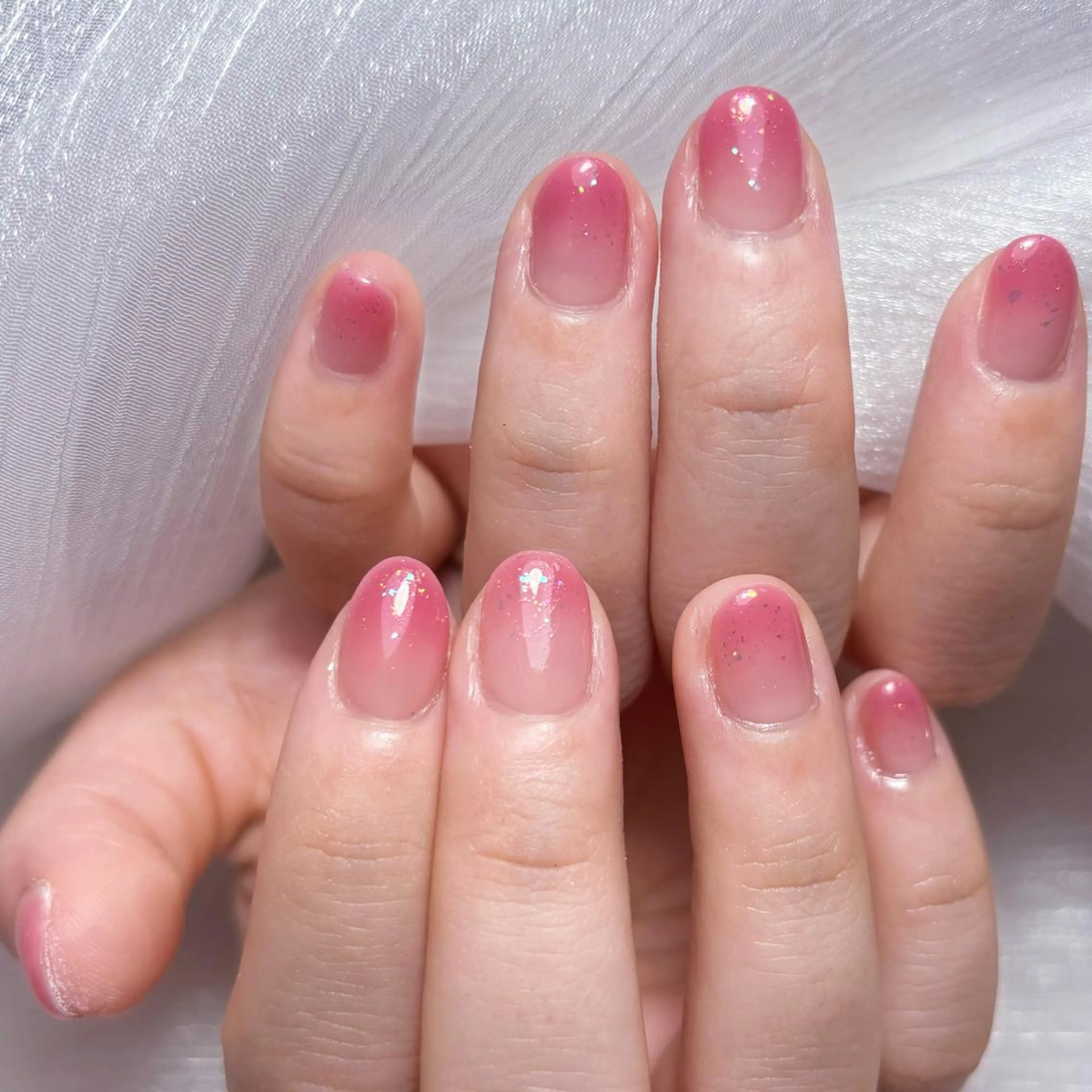 ネイル アートネイル オーロラネイル ガーリー キラキラネイル 韓国ネイル DIAMOND 💅のネイルデザイン