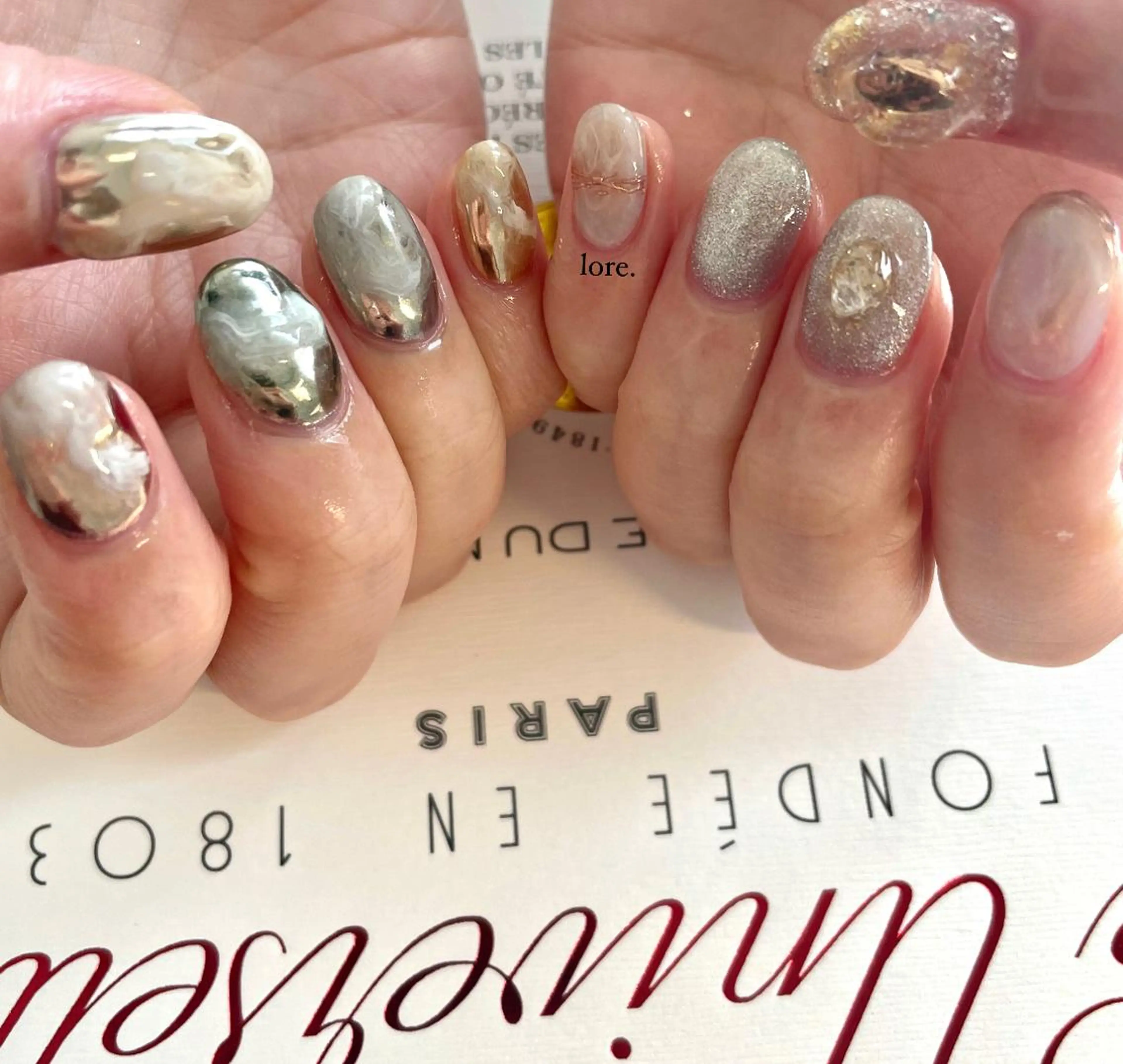 ネイル ハンドネイル lore. nailのネイルデザイン