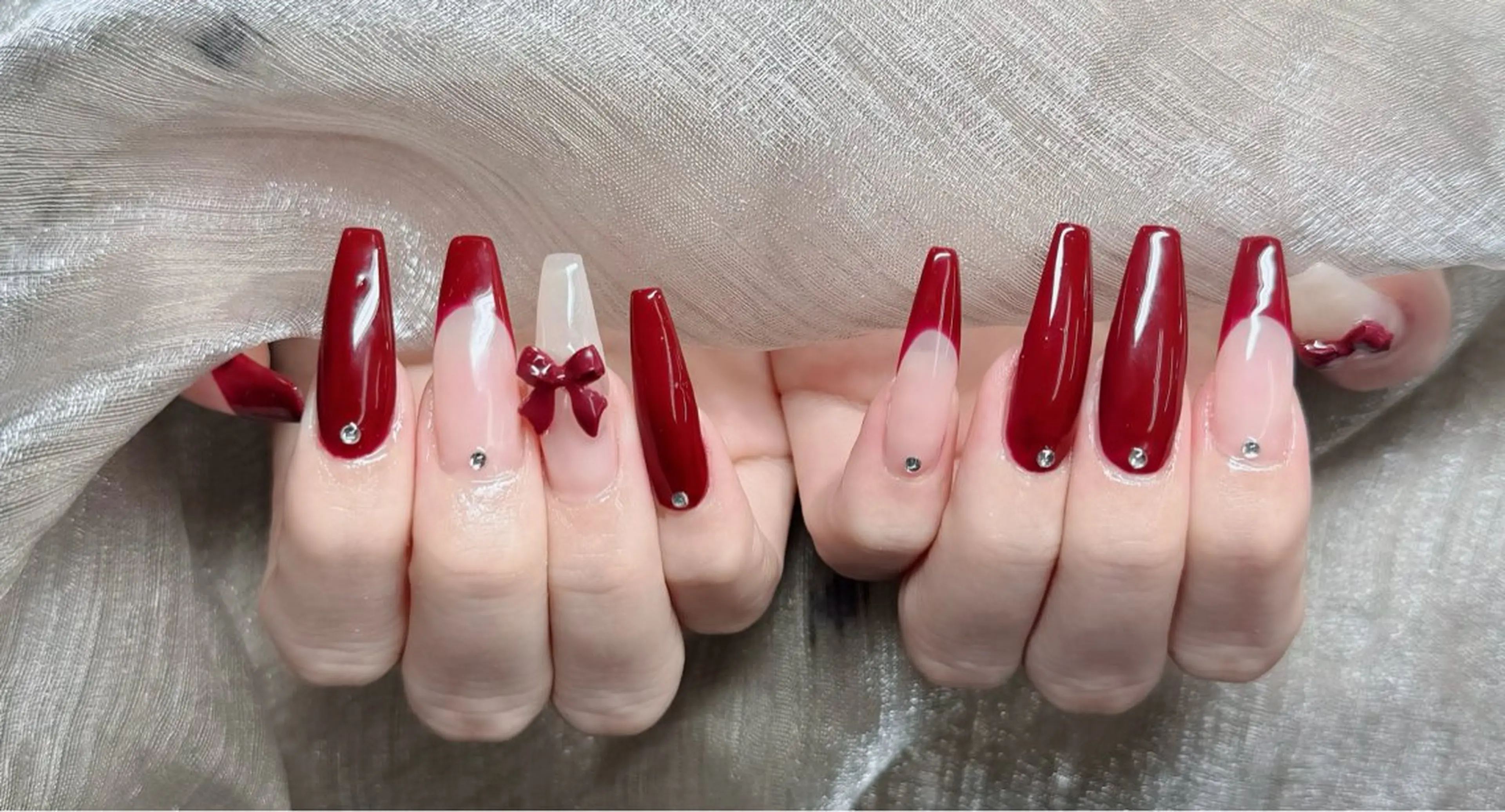 ネイル アートネイル フレンチネイル ジェルネイル 韓国ネイル マグネットネイル Lenie Shinokuboのネイルデザイン