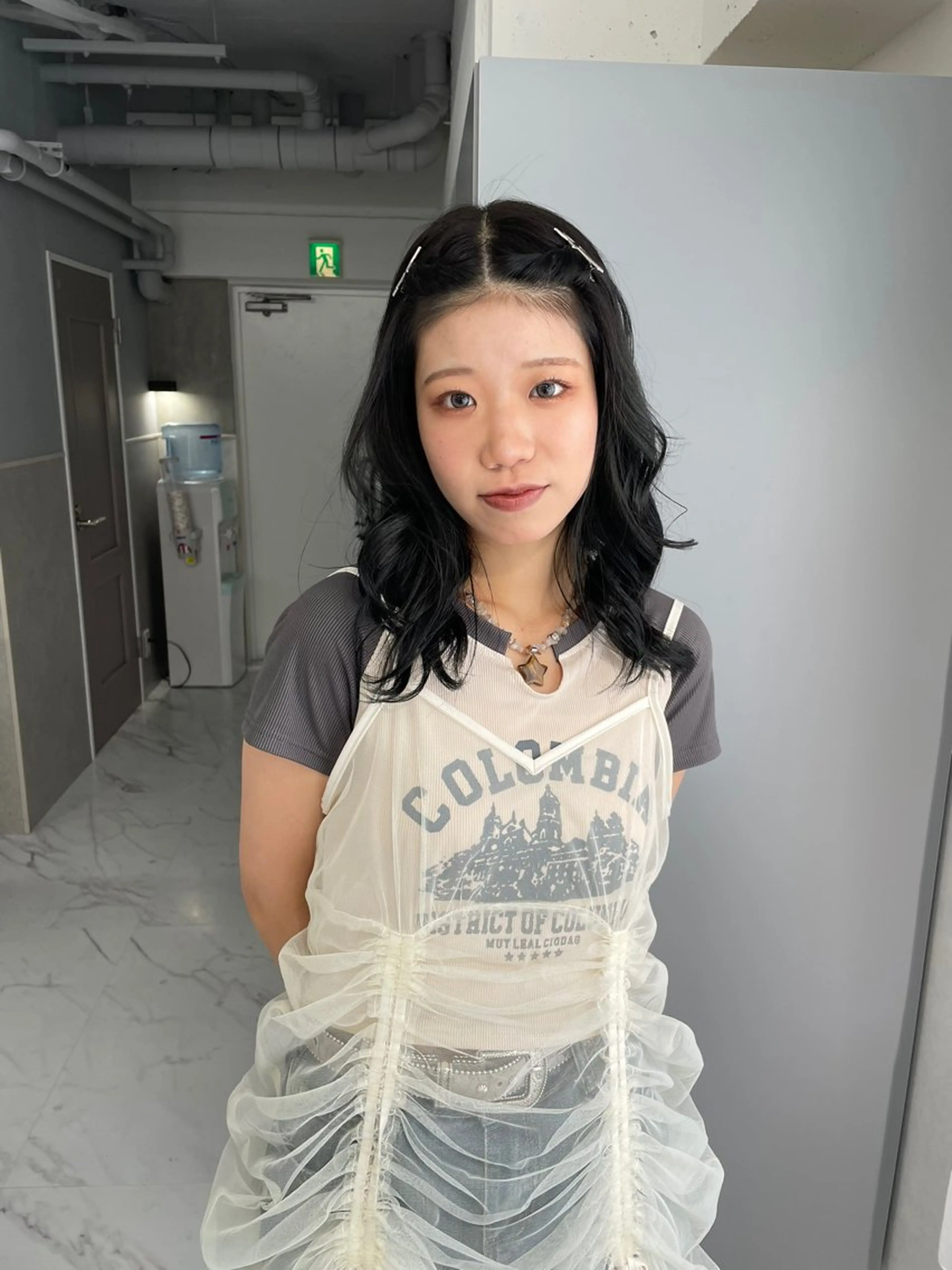 セミロング カラー ヘアカラー ハイトーン/ボブ /HBL/AYUNAのヘアスタイル