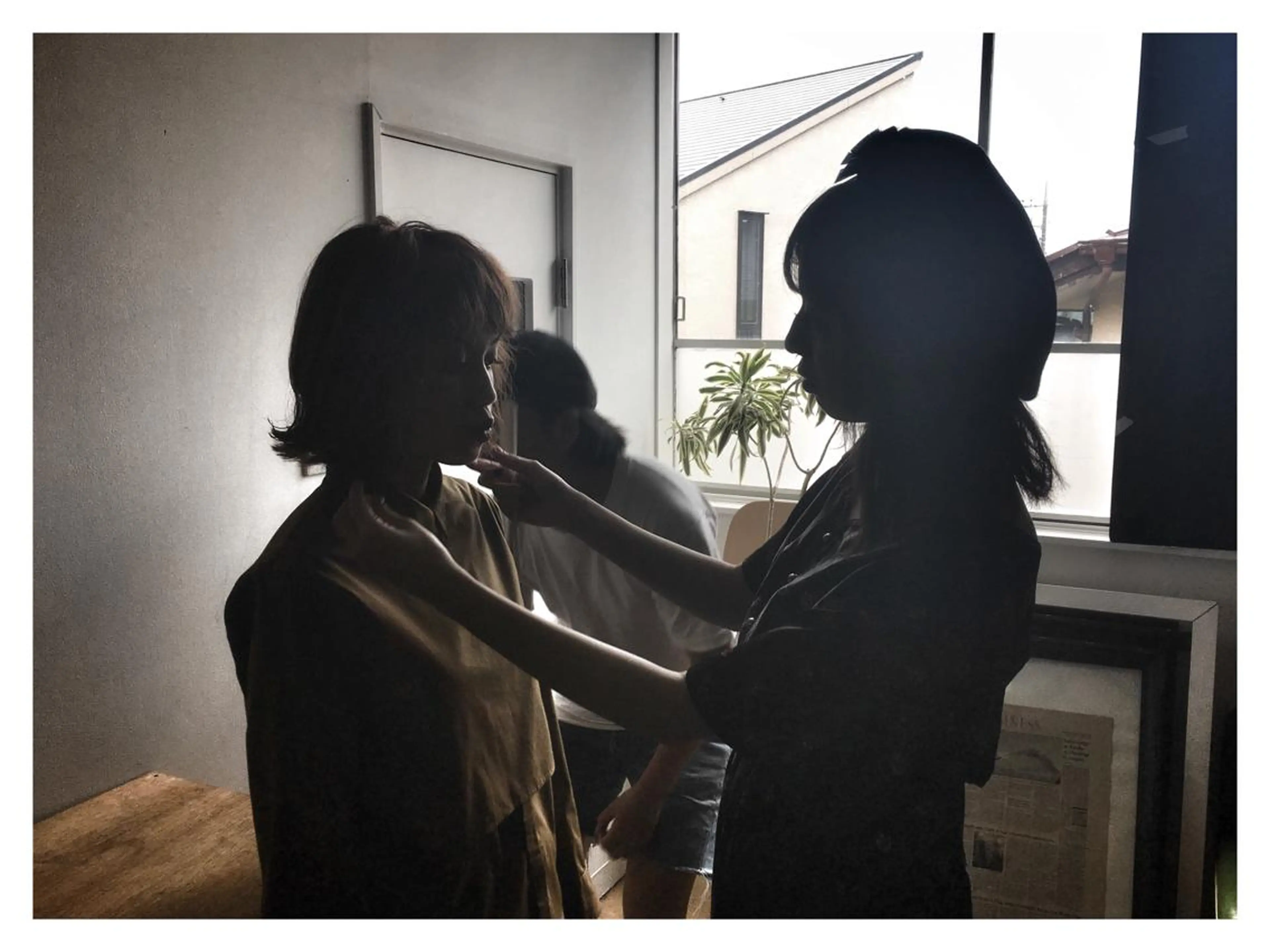 ミディアム ミディアムパーマ 圧倒的美髪ストレート ツダケイタロウのヘアスタイル