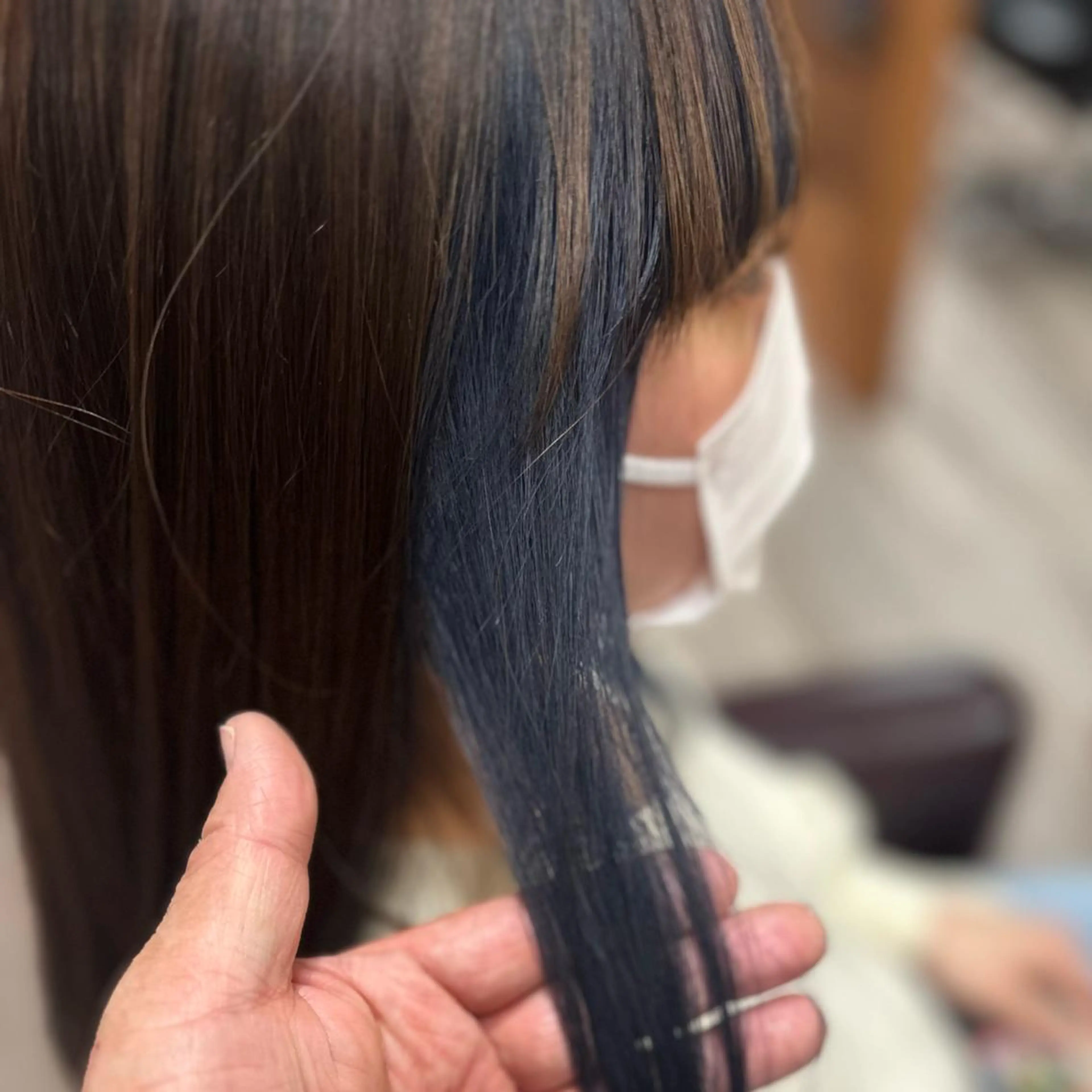 ✨平日新規限定✨フェイスフレーミング＋カット【ケアブリーチ】＋トリートメントの写真