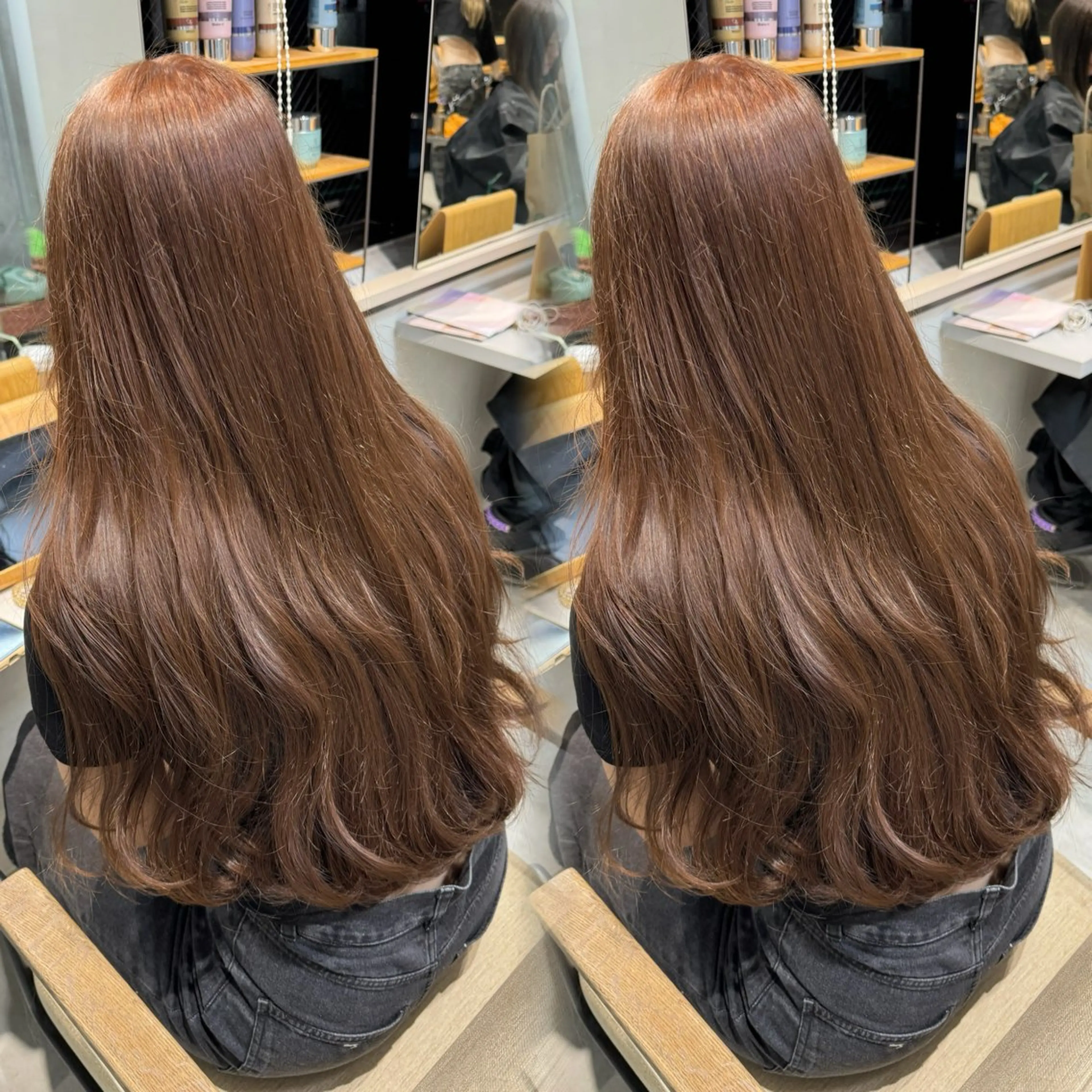 【ブリーチなし】ブリーチなしダブルカラーライト ¥8,800の写真