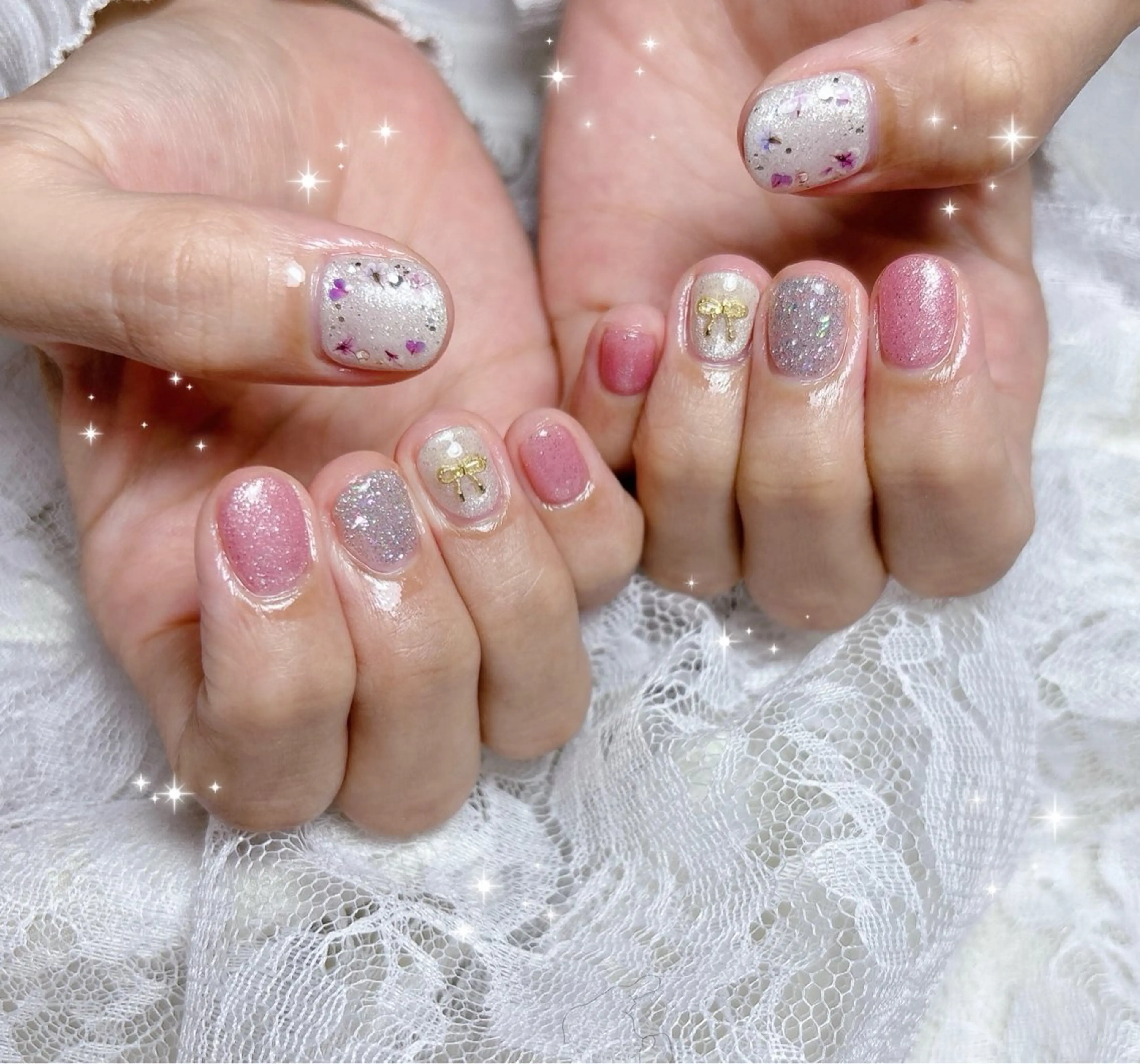 ネイル ハンドネイル FLARE NAIL フレアネイルのネイルデザイン