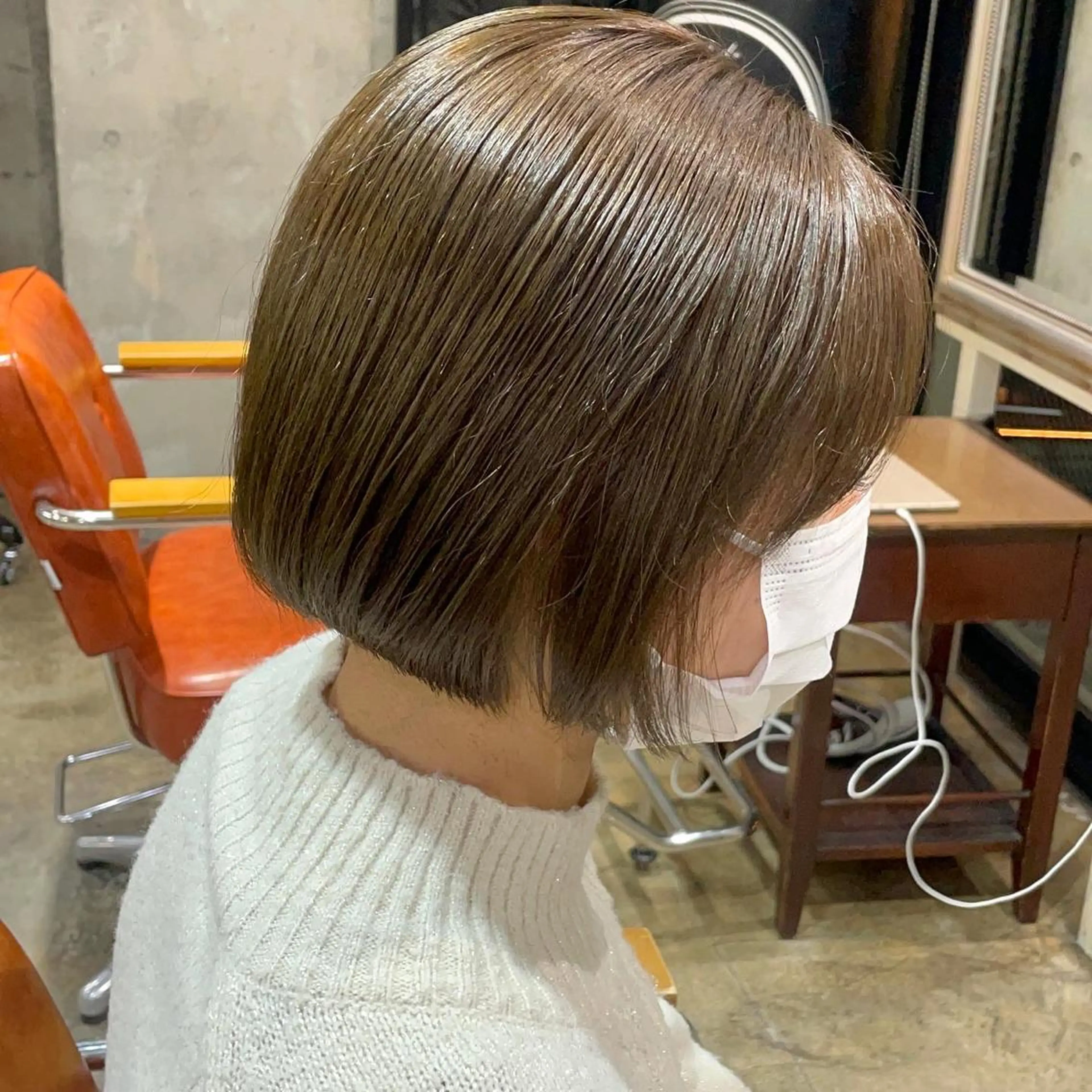 ショート カラー ブリーチ ケアカラー ブリーチなしカラー ボブヘアカット Rikapi❤️のヘアスタイル