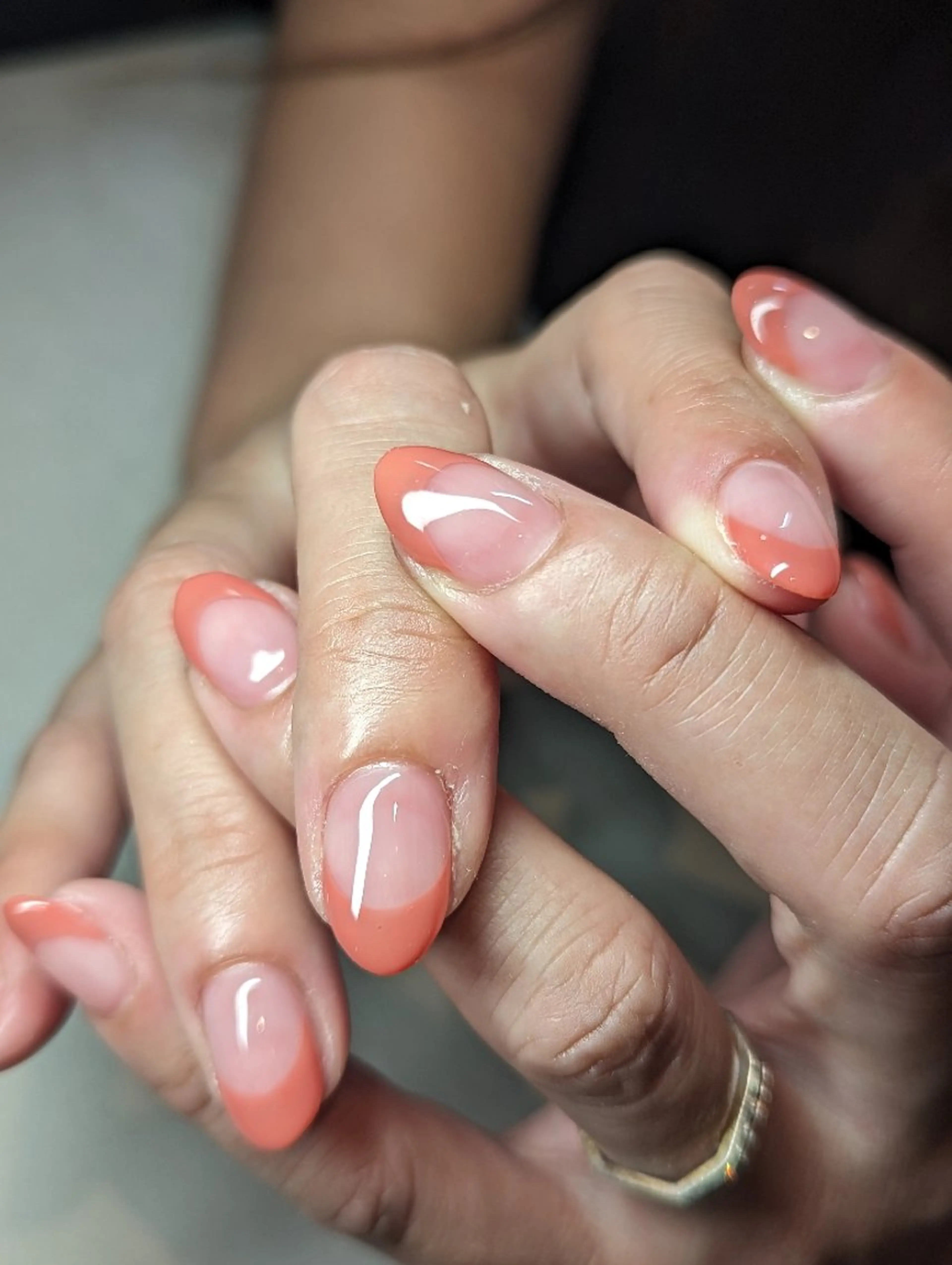 ネイル フレンチネイル ハンドネイル Nailsalon BEeR。のネイルデザイン