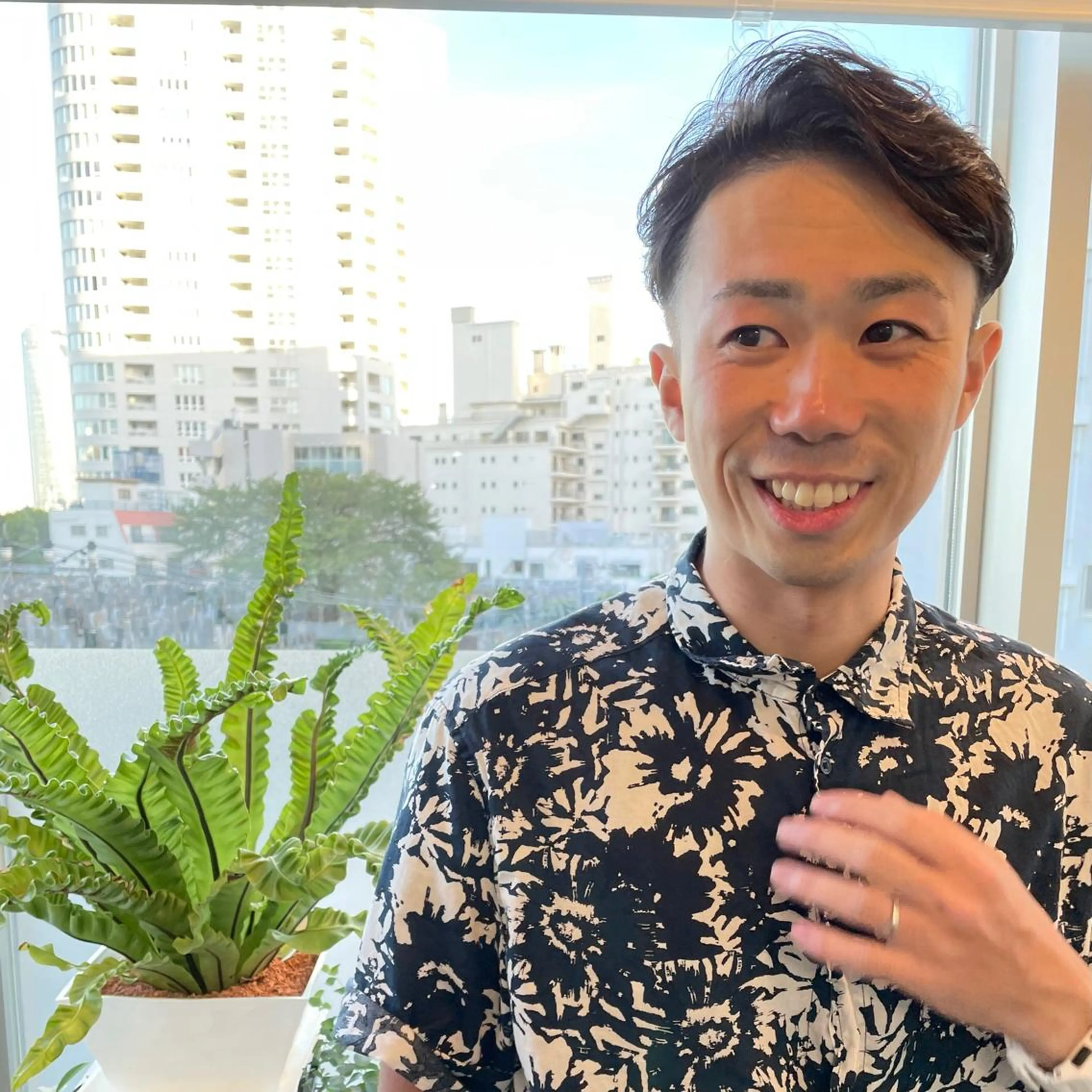 メンズ YinYang所属・川﨑 章弘のヘアスタイル