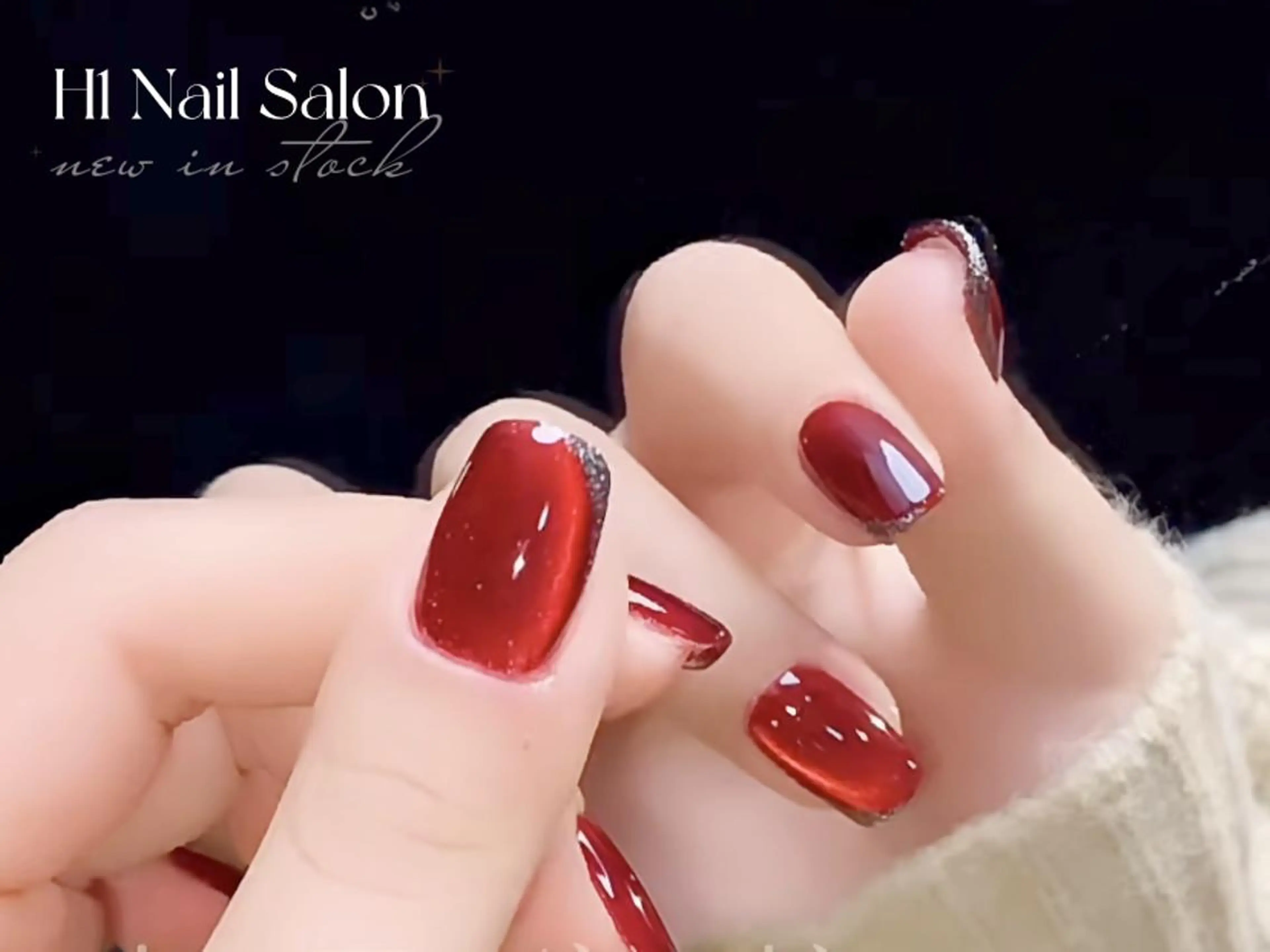 【初回ソフトジェルオフ無料】★HAND【艷】【躍動】【透明感】 宝石風orビー玉マグネットの写真