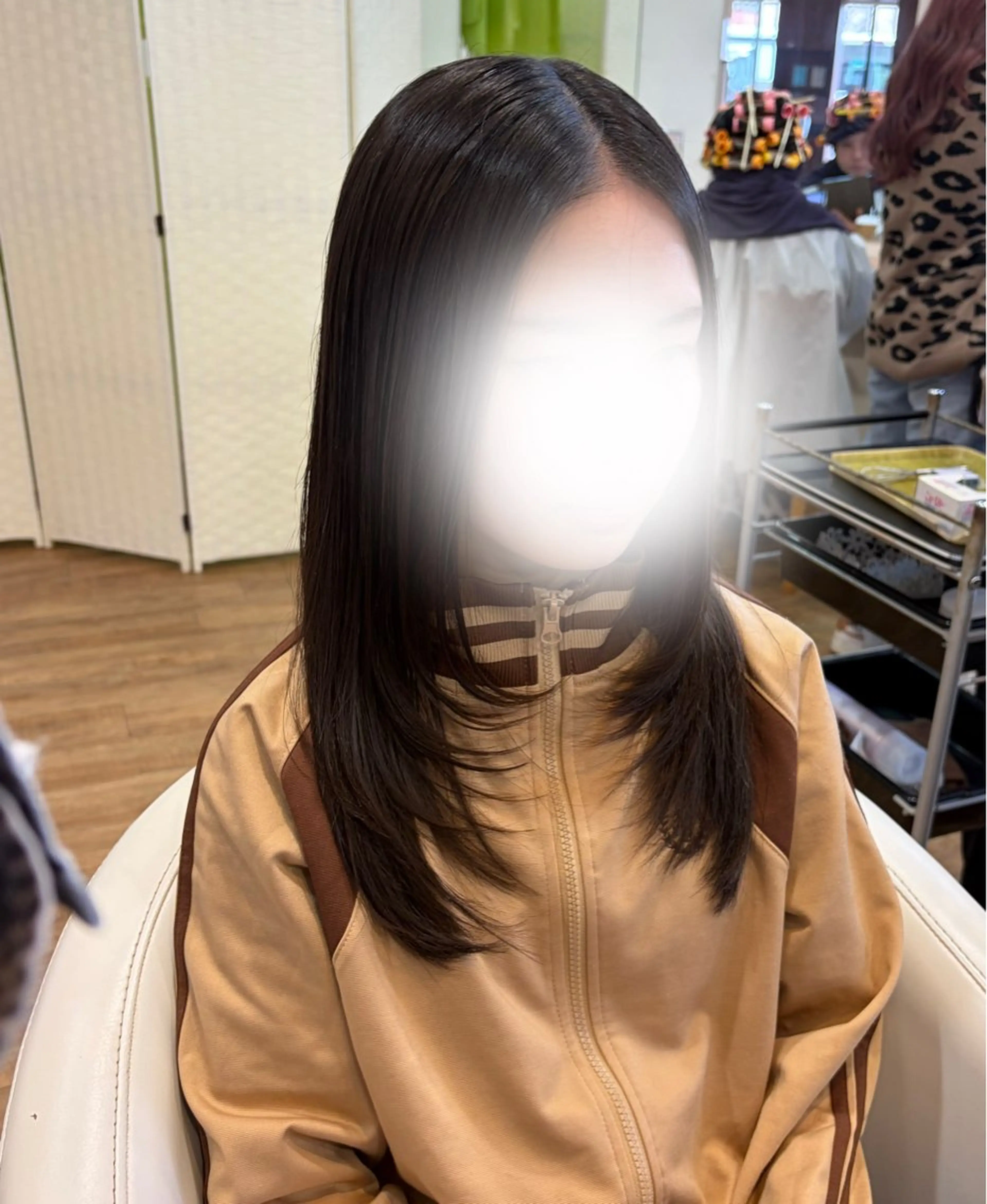 ロング ヘアアレンジ カット 水木 里咲のヘアスタイル
