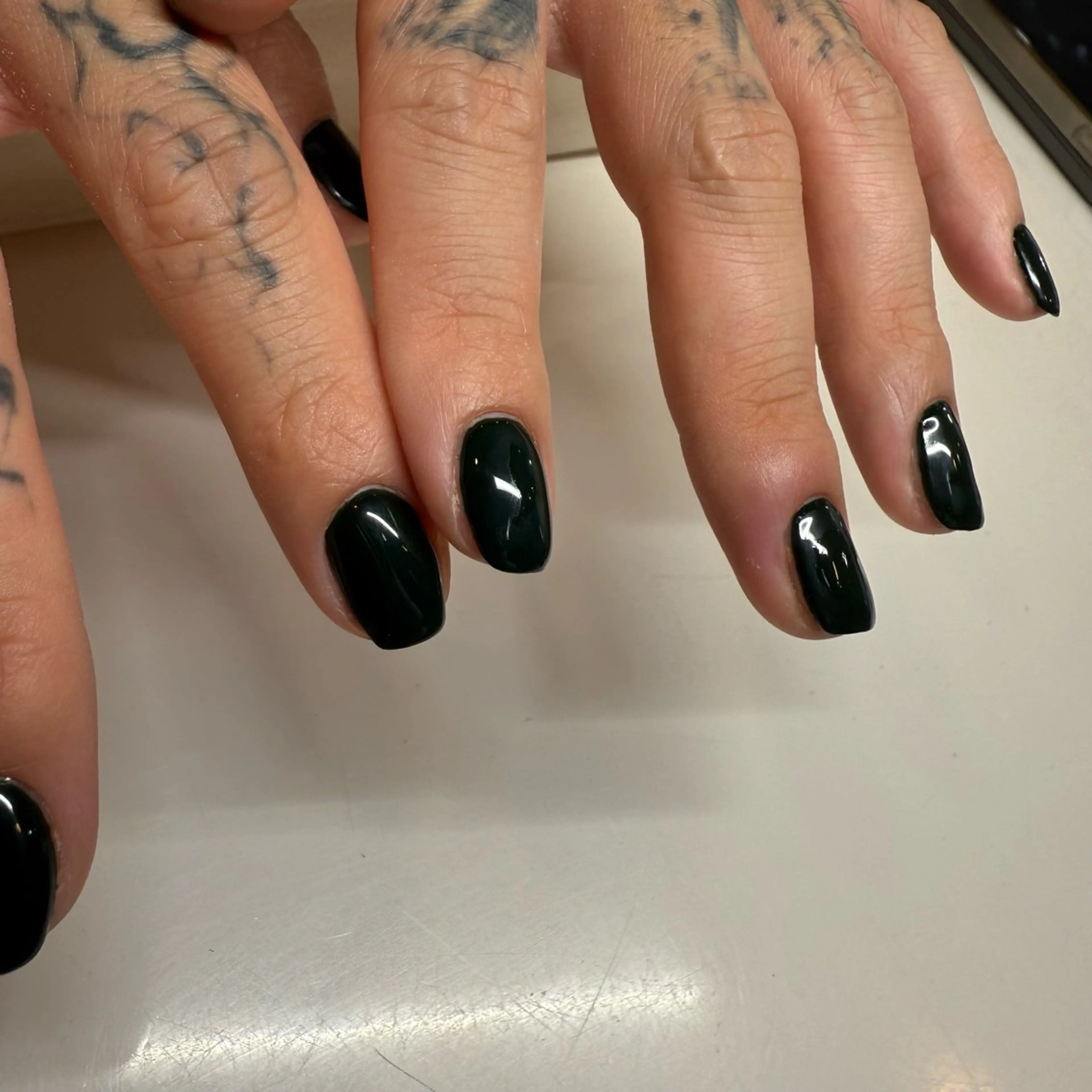 メンズ ネイル グリーン tanami toshikoのネイルデザイン