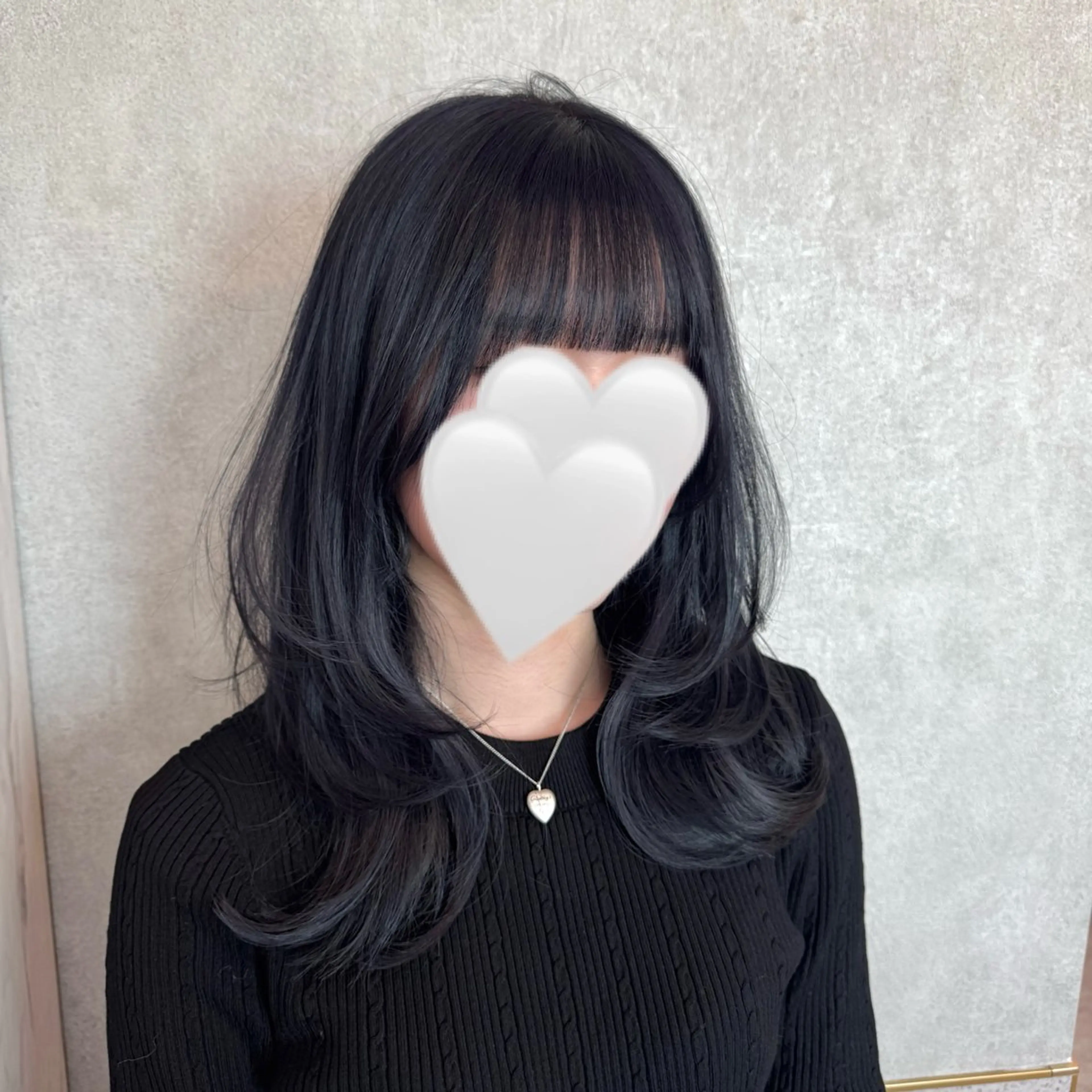 セミロング ハッシュカット 🎀しゅな/韓国 レイヤー/透明感♡のヘアスタイル