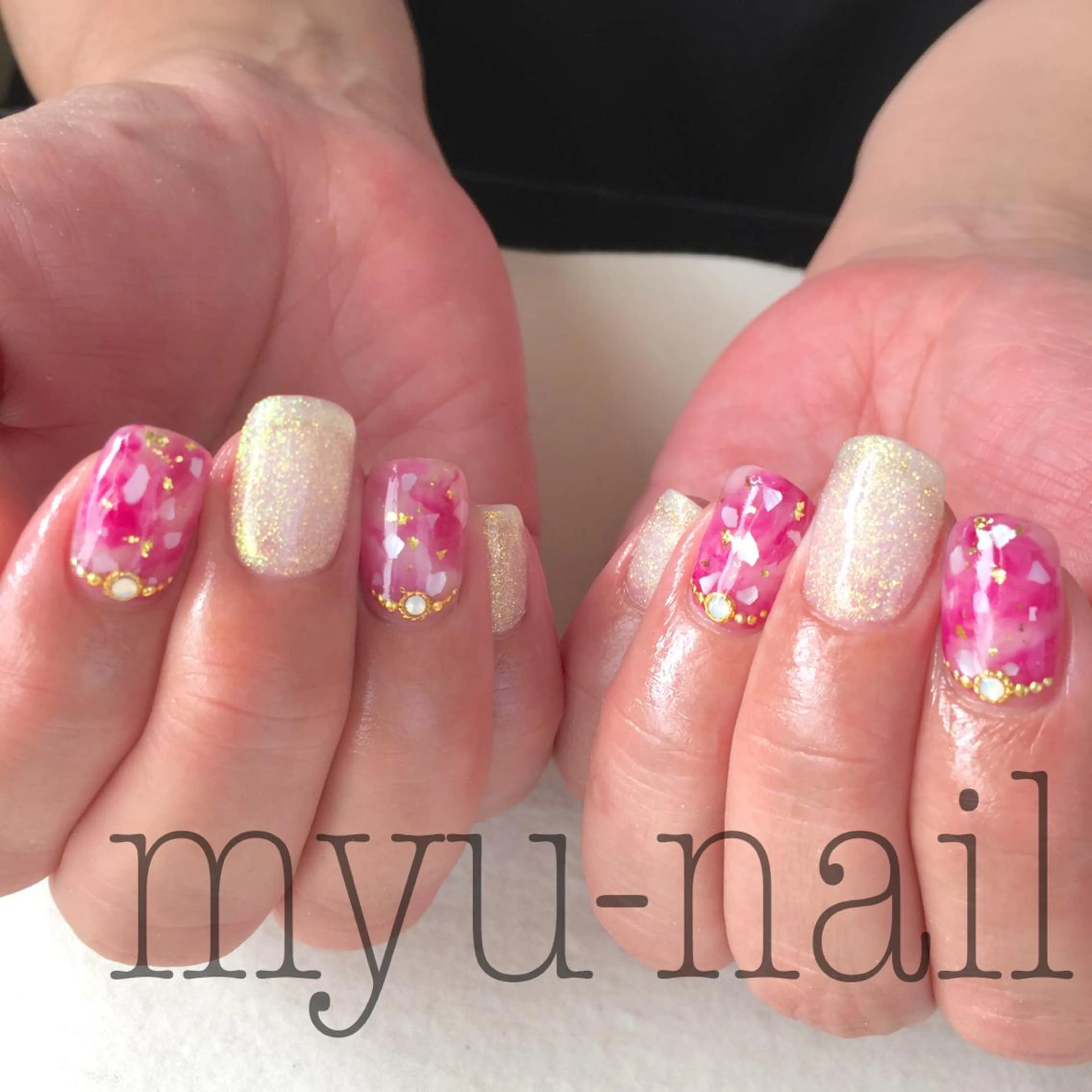 ネイル ハンドネイル ホームサロン myu-nailのネイルデザイン
