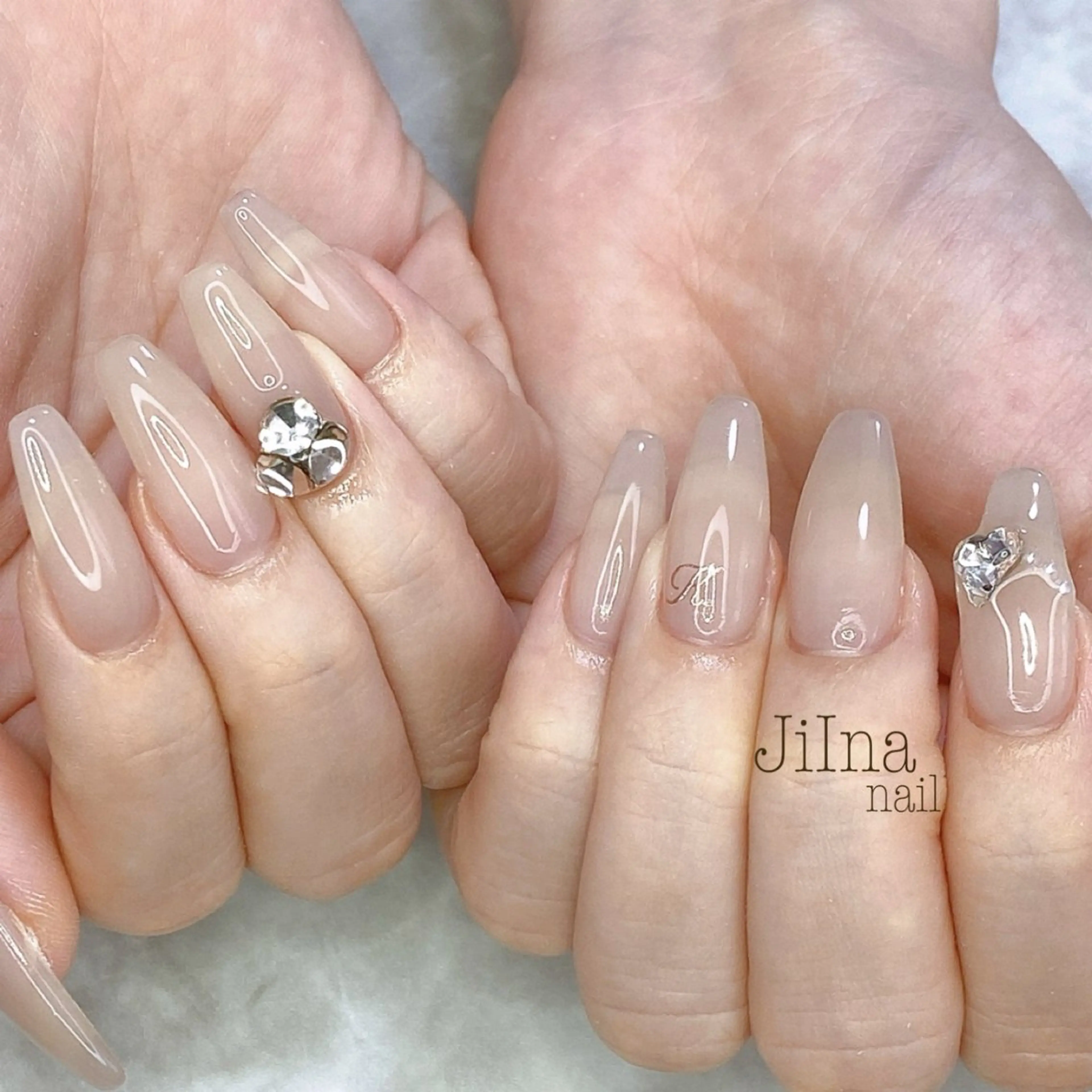 ネイル ワンカラーネイル JiIna nailのネイルデザイン