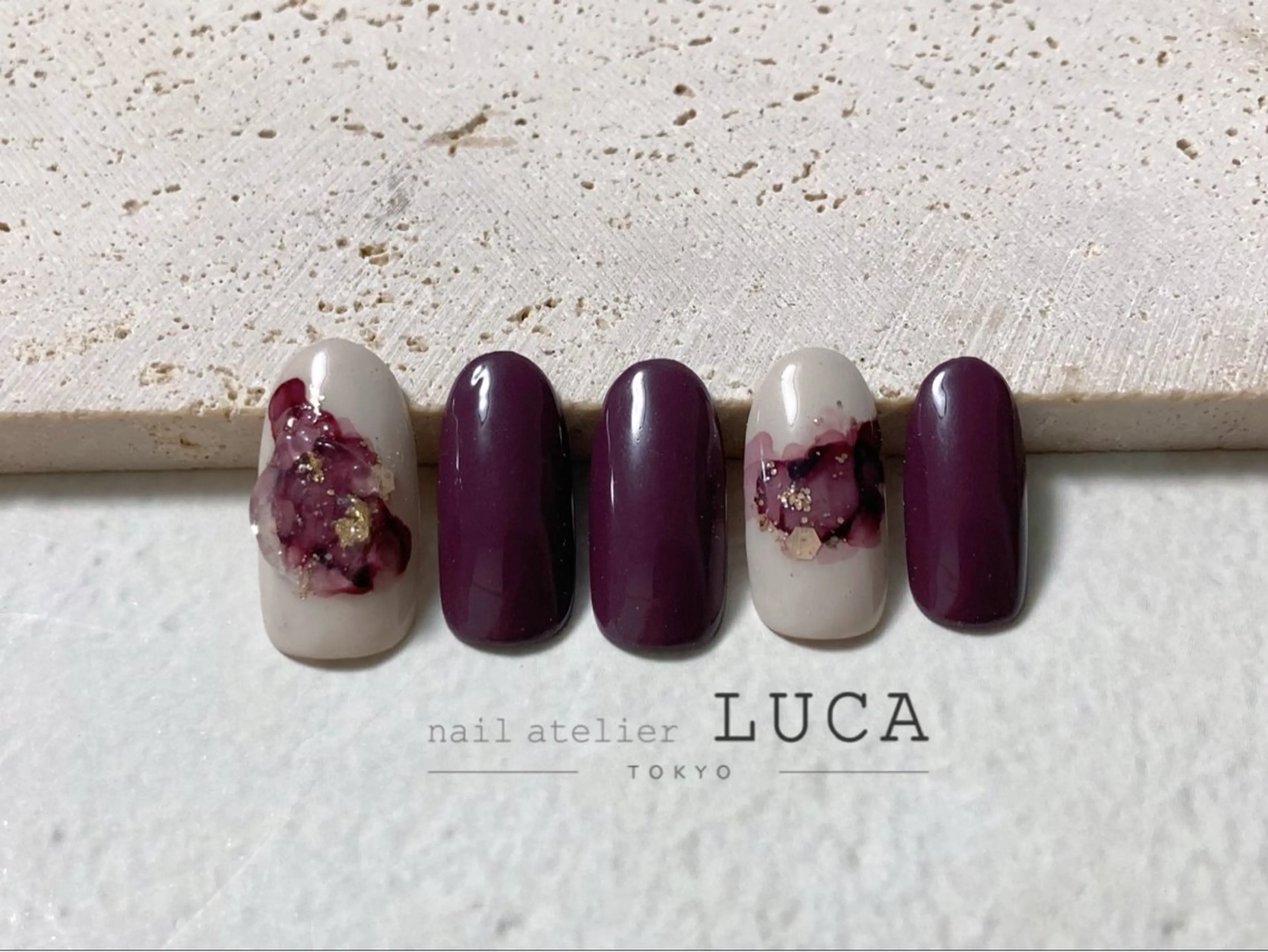 ネイル フレンチネイル ジェルネイル パラジェル ネイルアトリエルカ 米原のネイルデザイン