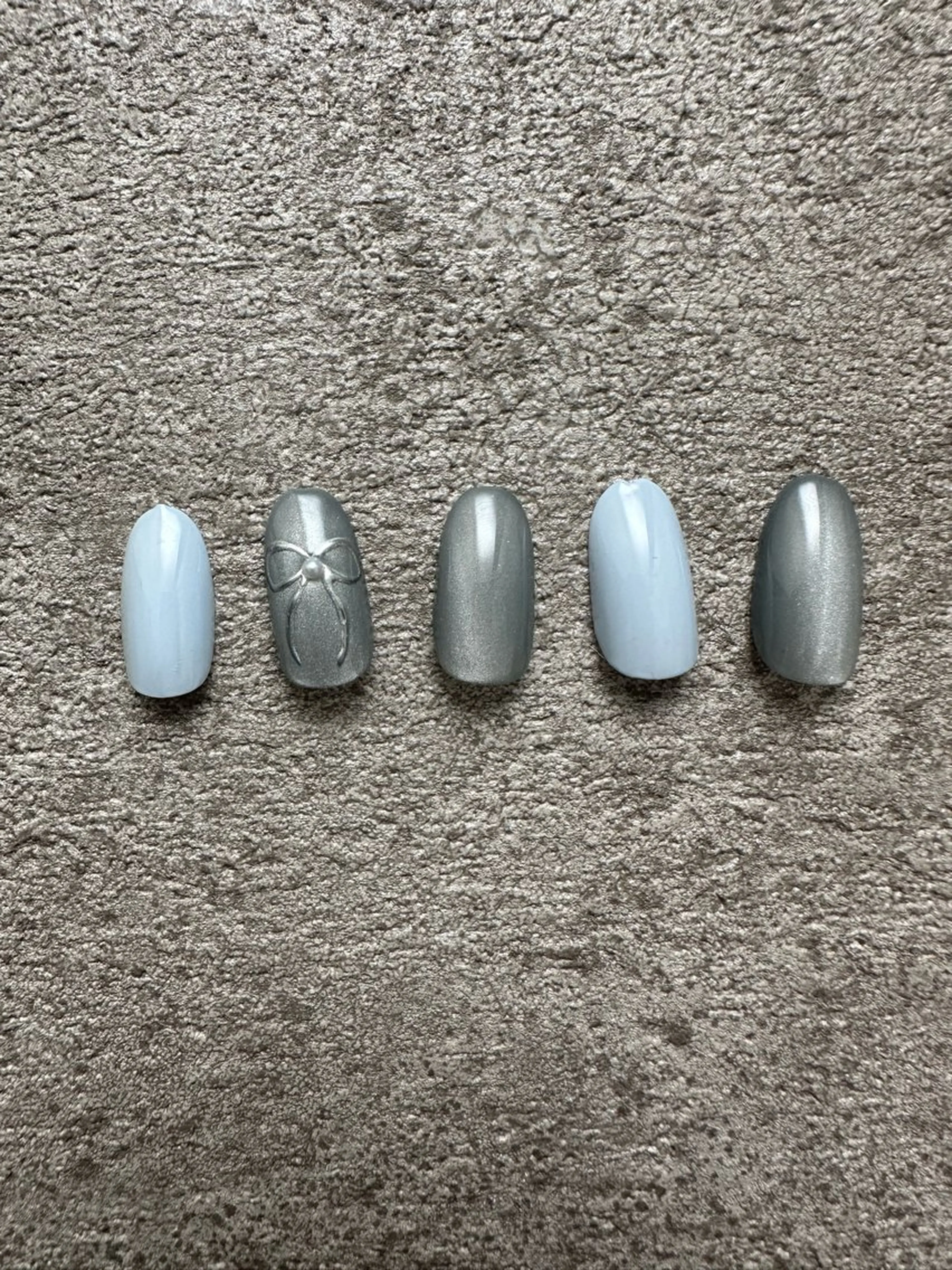 ネイル リボン ネイルルーム103 マイコのネイルデザイン