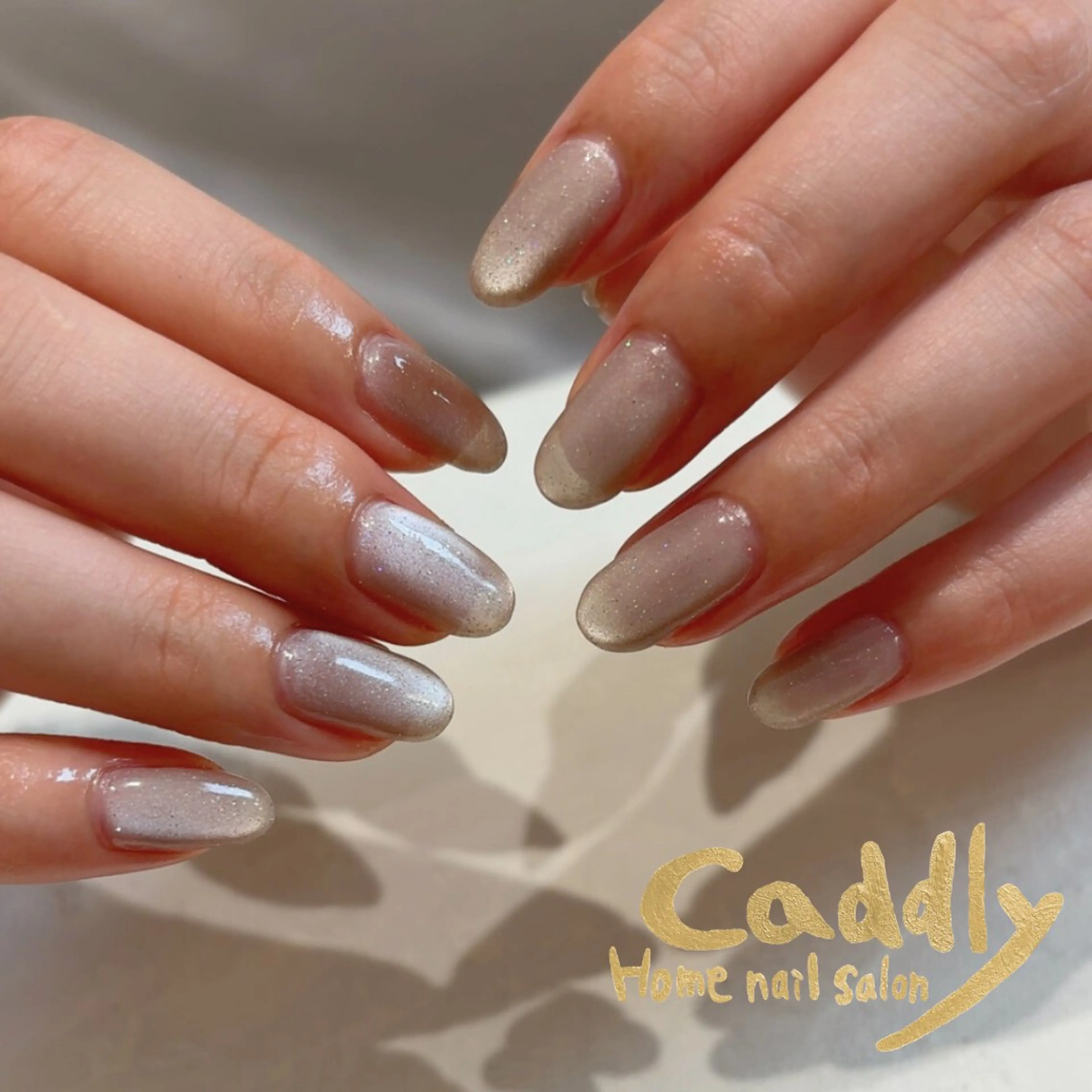 ネイル マグネットネイル ハンドネイル caddly naoのネイルデザイン