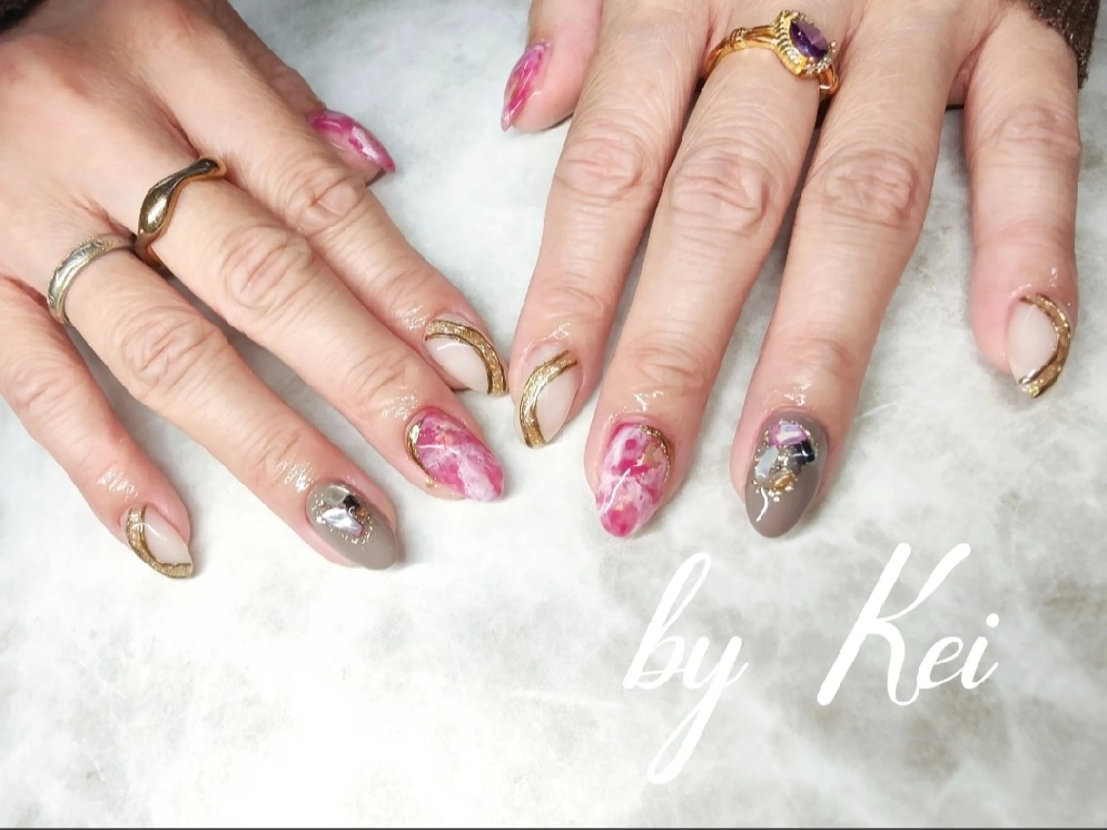 ネイル ハンドネイル 🎀 Kei 🎀のネイルデザイン