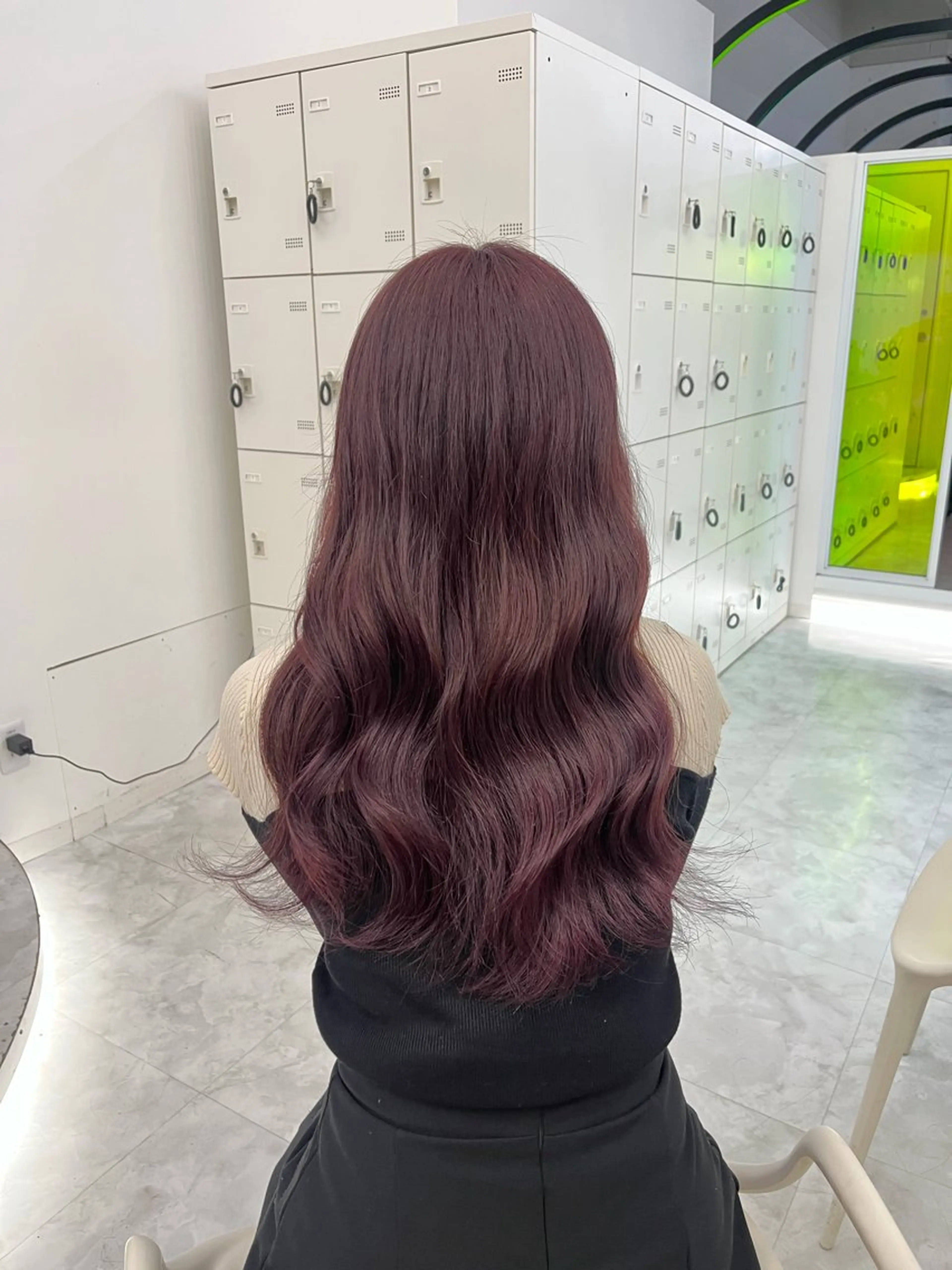 ロング カラー カット 縮毛矯正 トリートメント ヘアセット トレンド垢抜けヘア 🍒Manamiのヘアスタイル