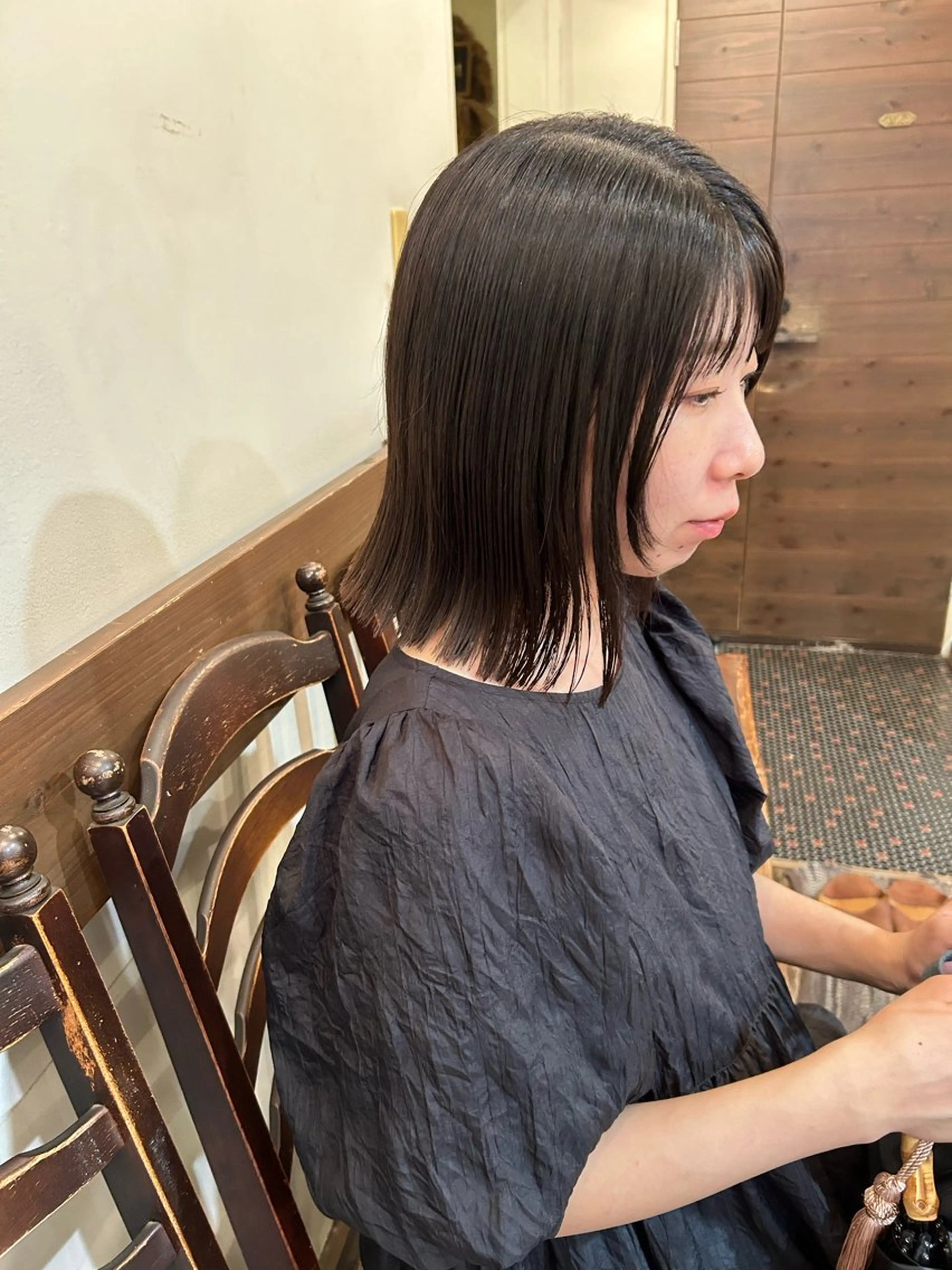 似合わせカット & シングルカラー&トリートメントの写真