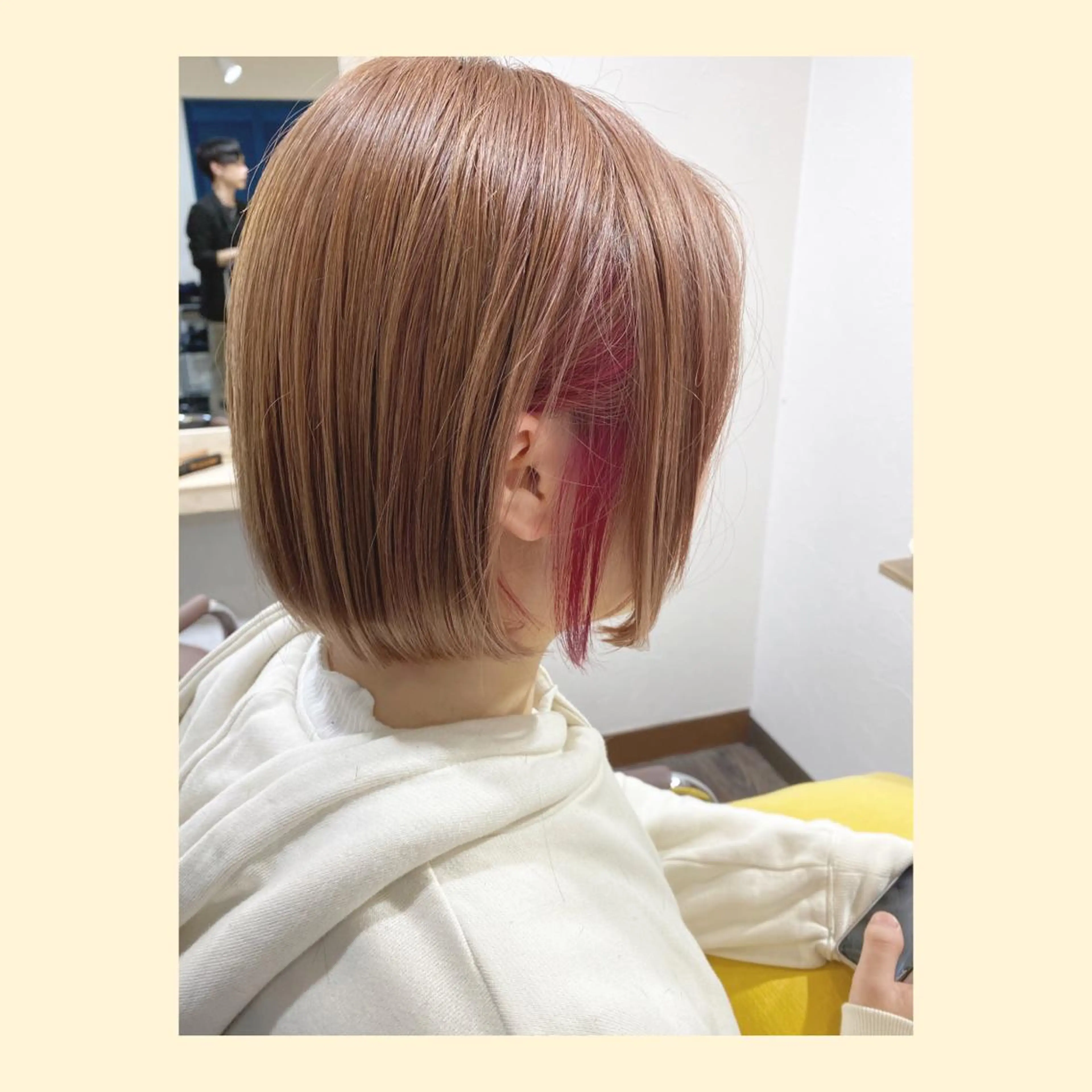 ショート カラー カット ヘアカラー トリートメント 🌈ショート/レイヤ ーカット/中村崇宏のヘアスタイル