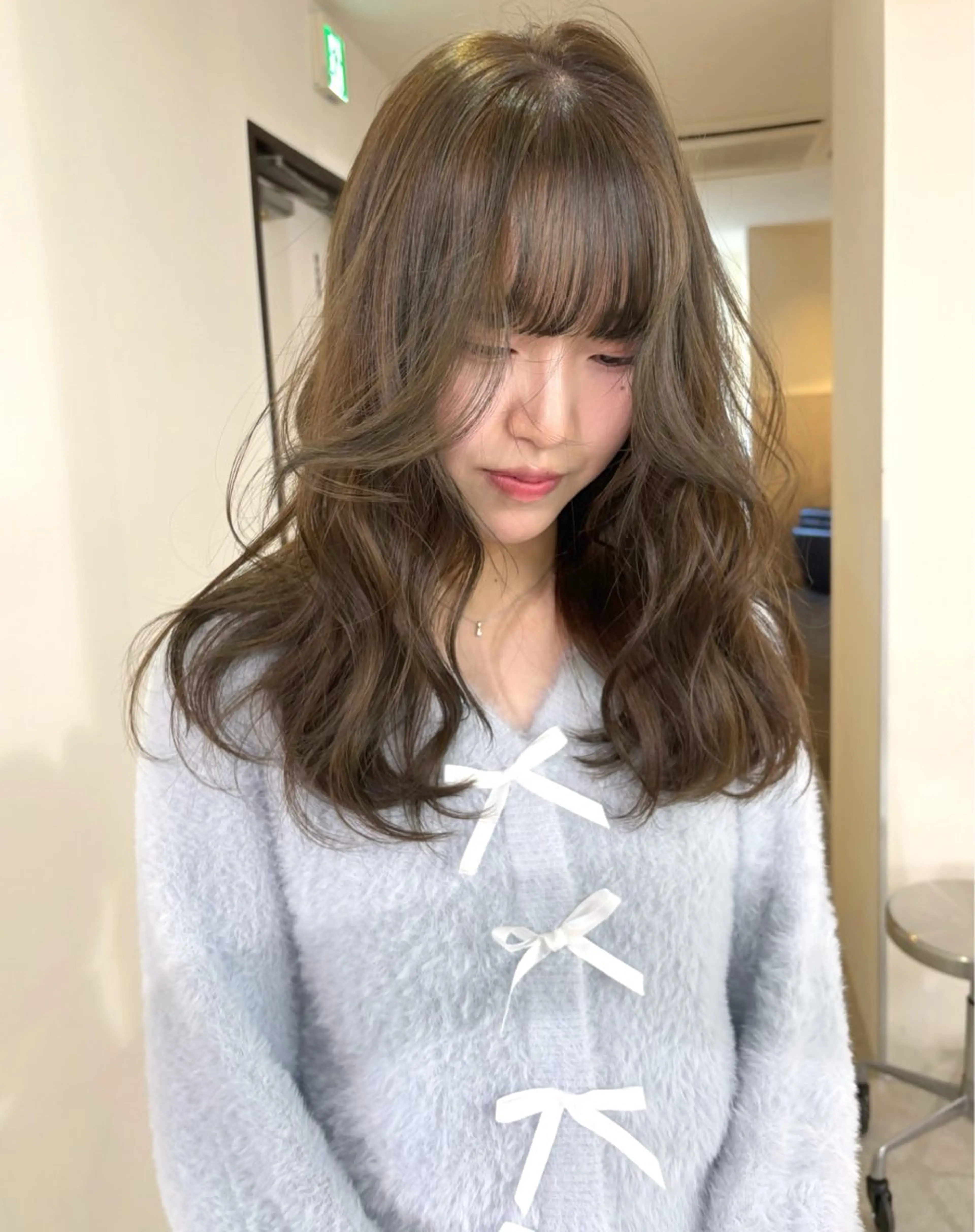 ロング カラー ブリーチ 透明感カラー ブリーチなしカラー ヘアカラー mizuki/ピンク ベージュ.レイヤーのヘアスタイル
