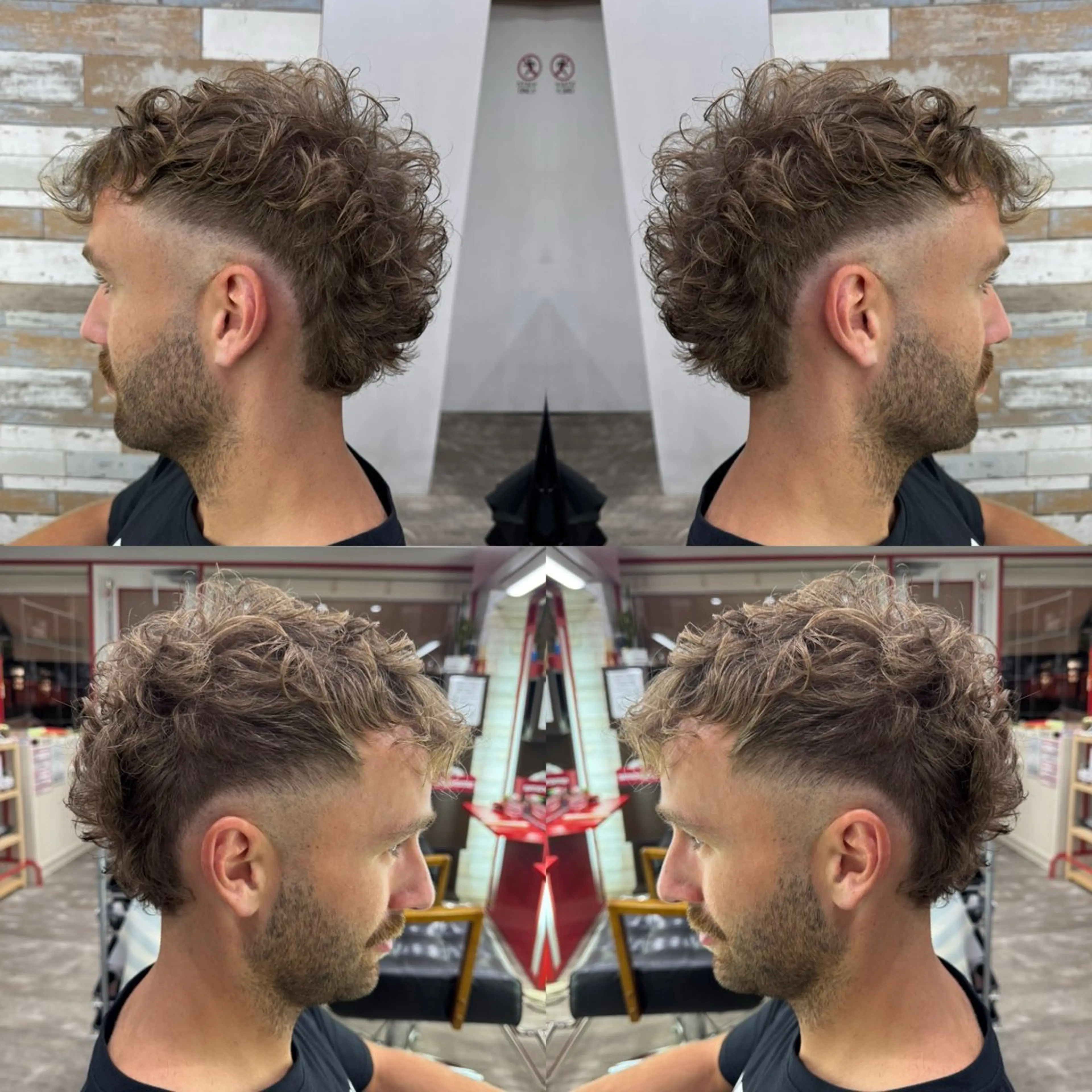 ショート カラー パーマ メンズ ショートヘア カット ヘアカラー パーマ ヘッドスパ 居心地の良さ◎ 明るいお店です◎のヘアスタイル