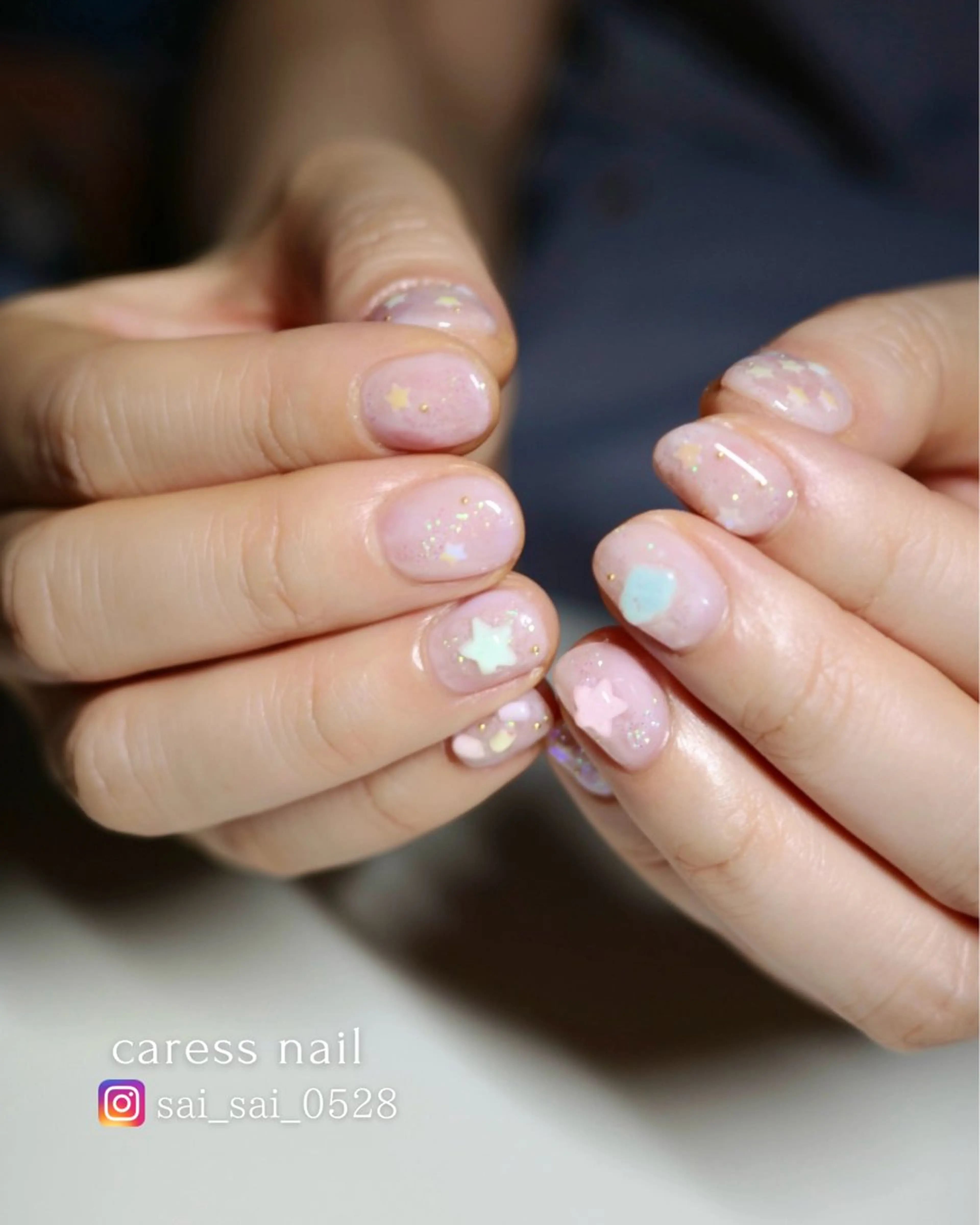 ネイル caress  nail カレスネイル　代々木上原所属・カレスネイル さいのネイルデザイン