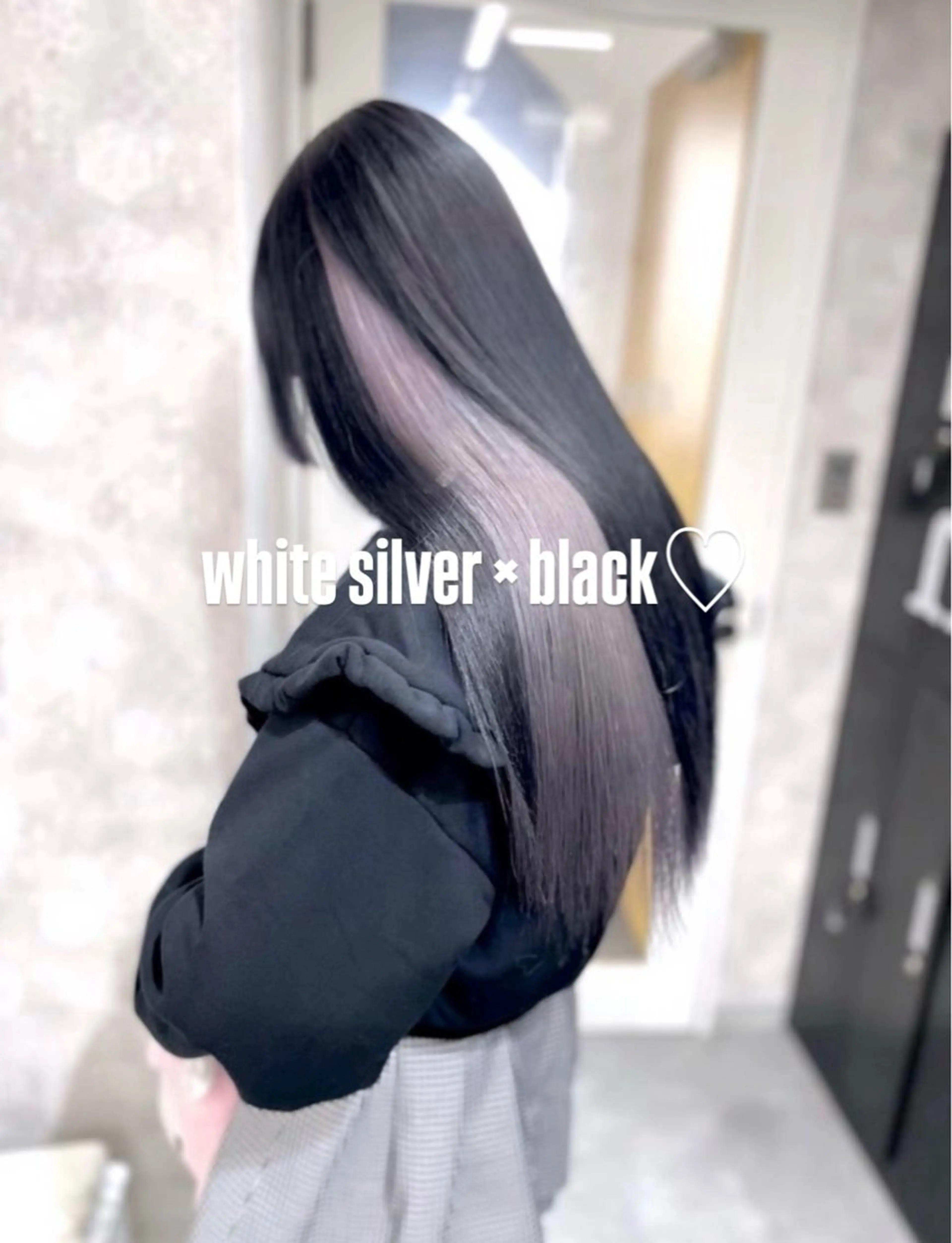 【チラ見せお洒落インナーカラー💖】ブリーチ1回➕透明感カラー➕韓国発祥ダメージケアトリートメント🎀メンズも大歓迎🚹の写真