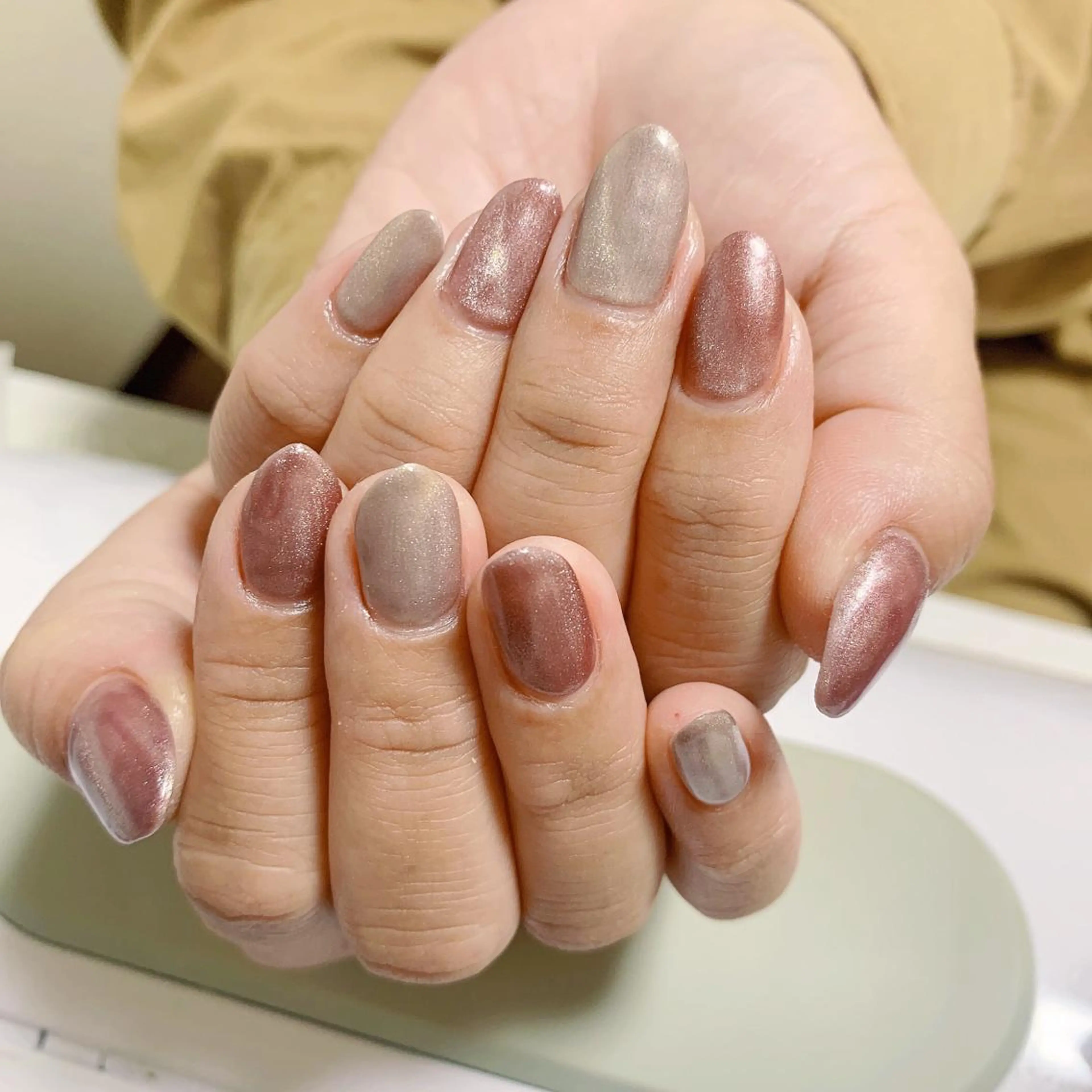 ネイル マグネットネイル 林 ✨syousyouのネイルデザイン